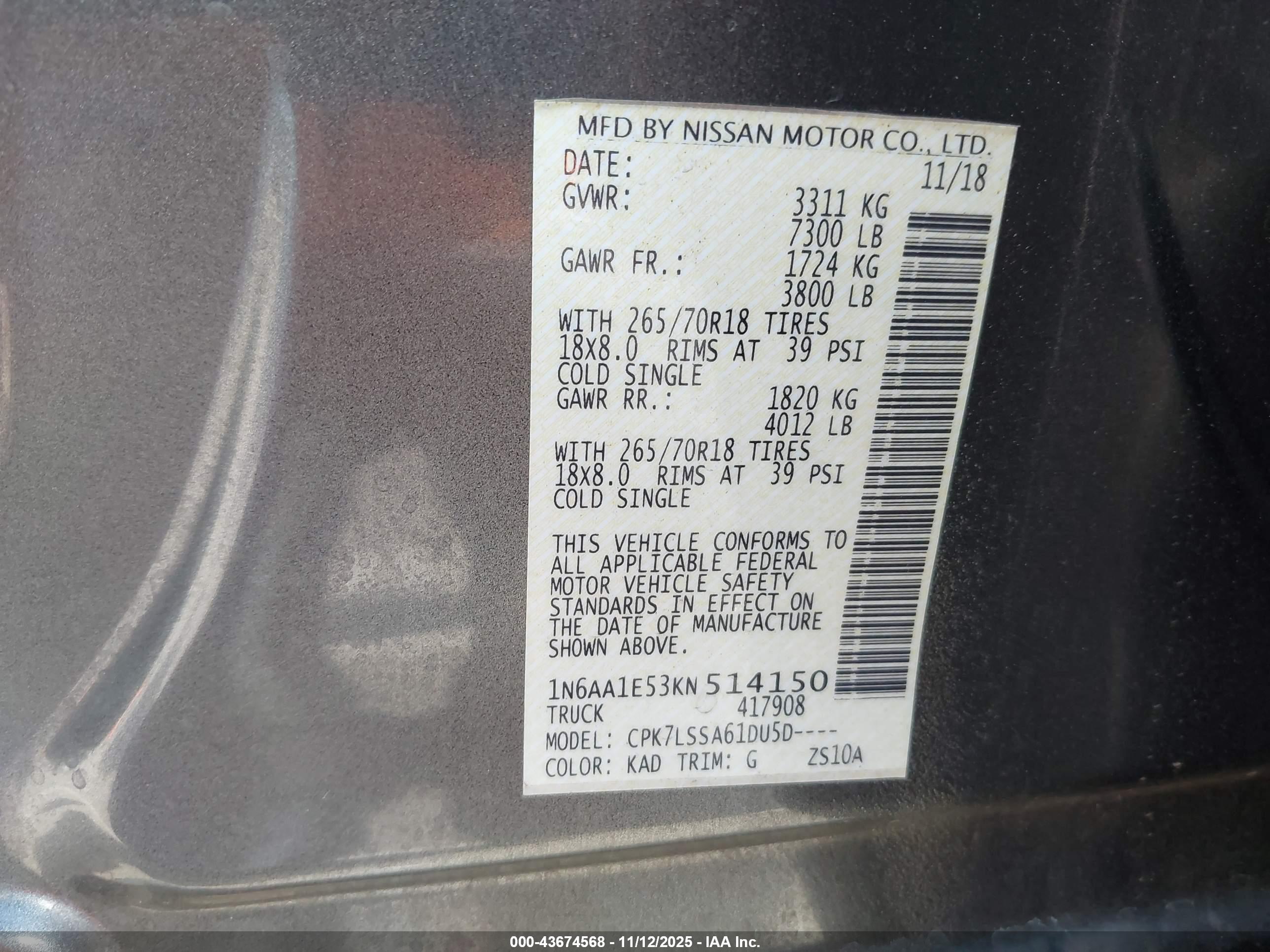 NISSAN TITAN image 9