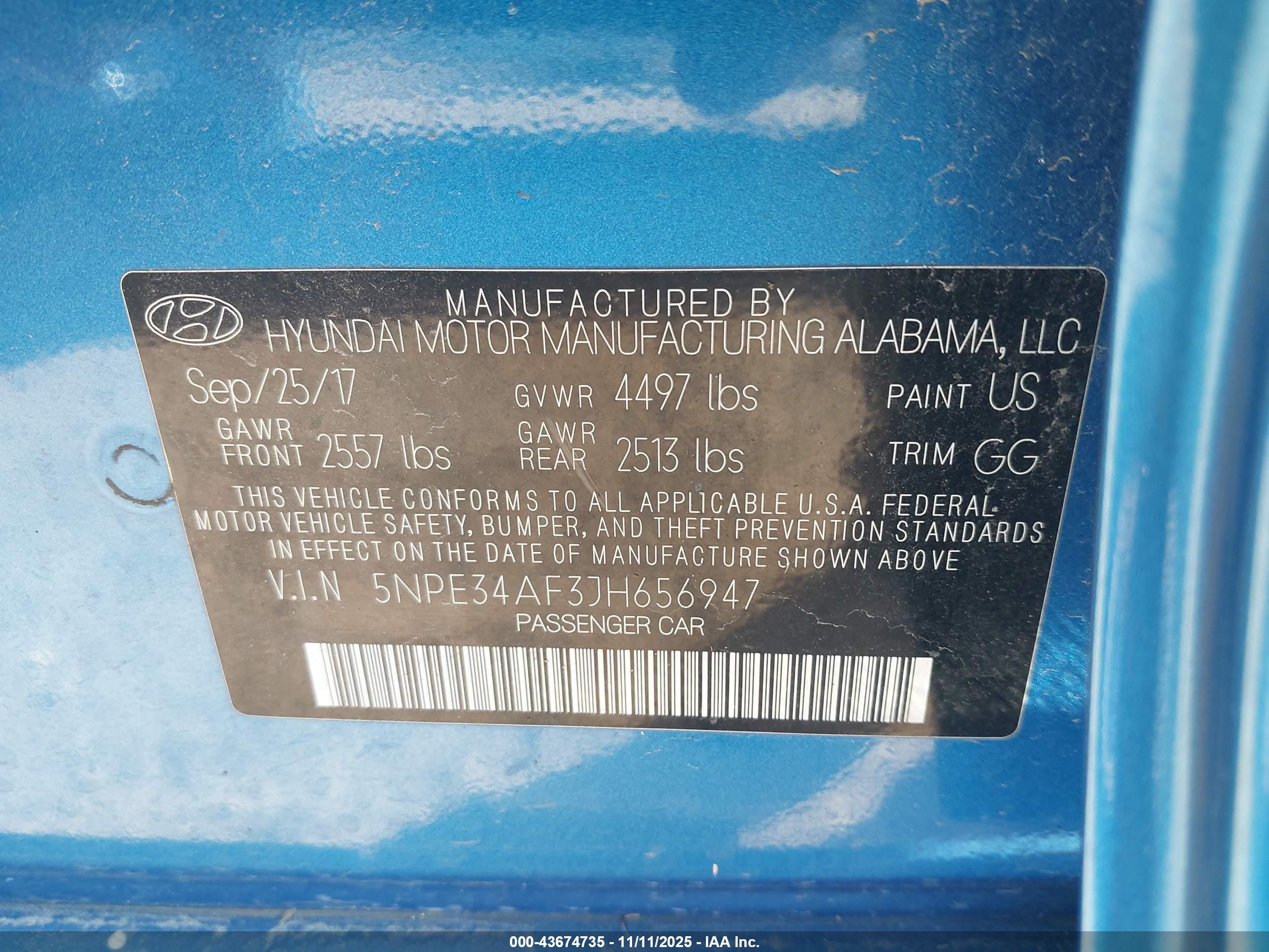 HYUNDAI SONATA image 9