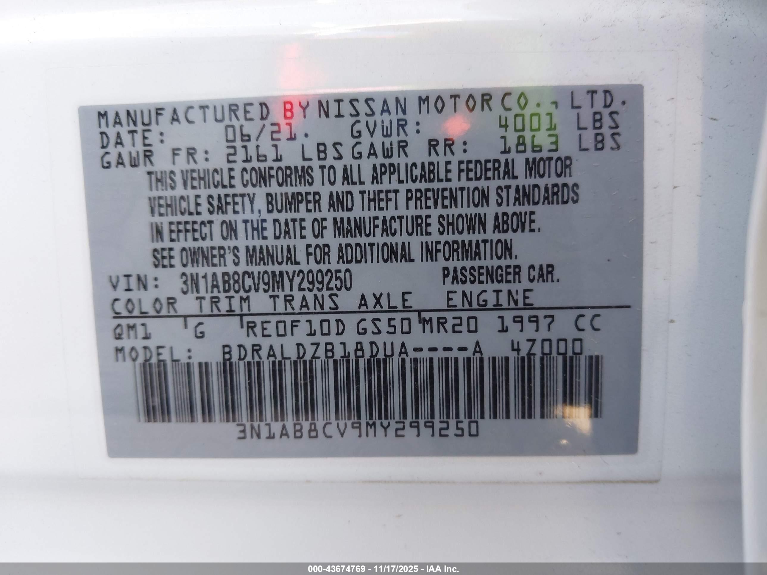NISSAN SENTRA image 9
