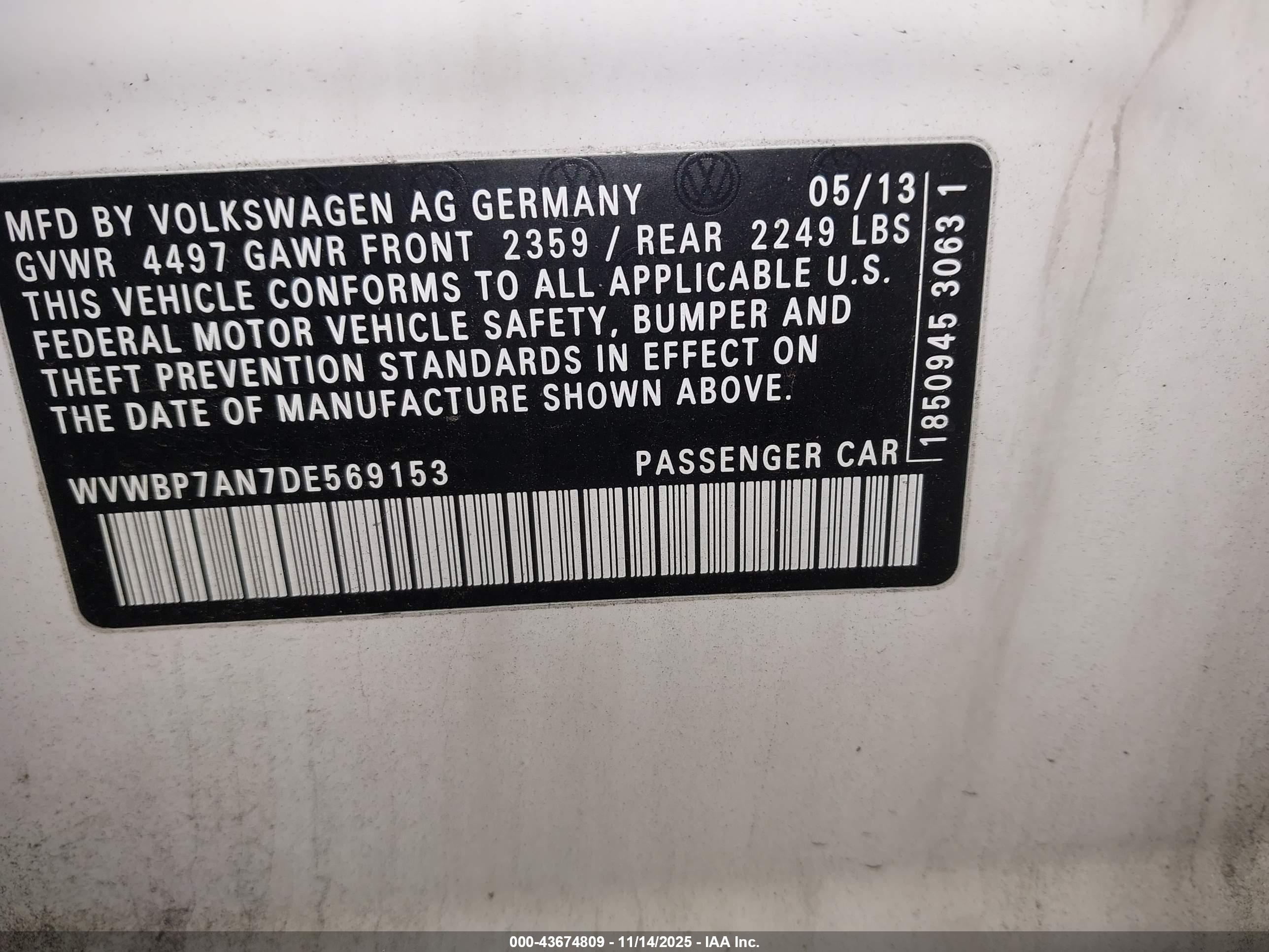 VOLKSWAGEN CC image 9