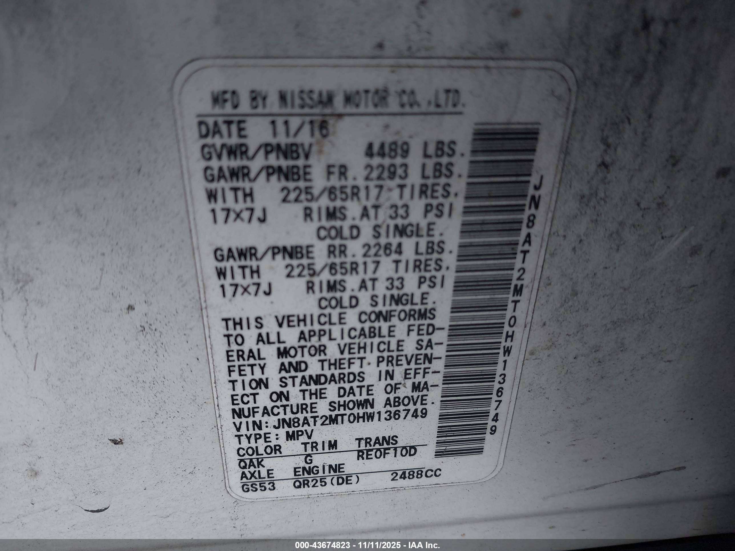 NISSAN ROGUE image 9