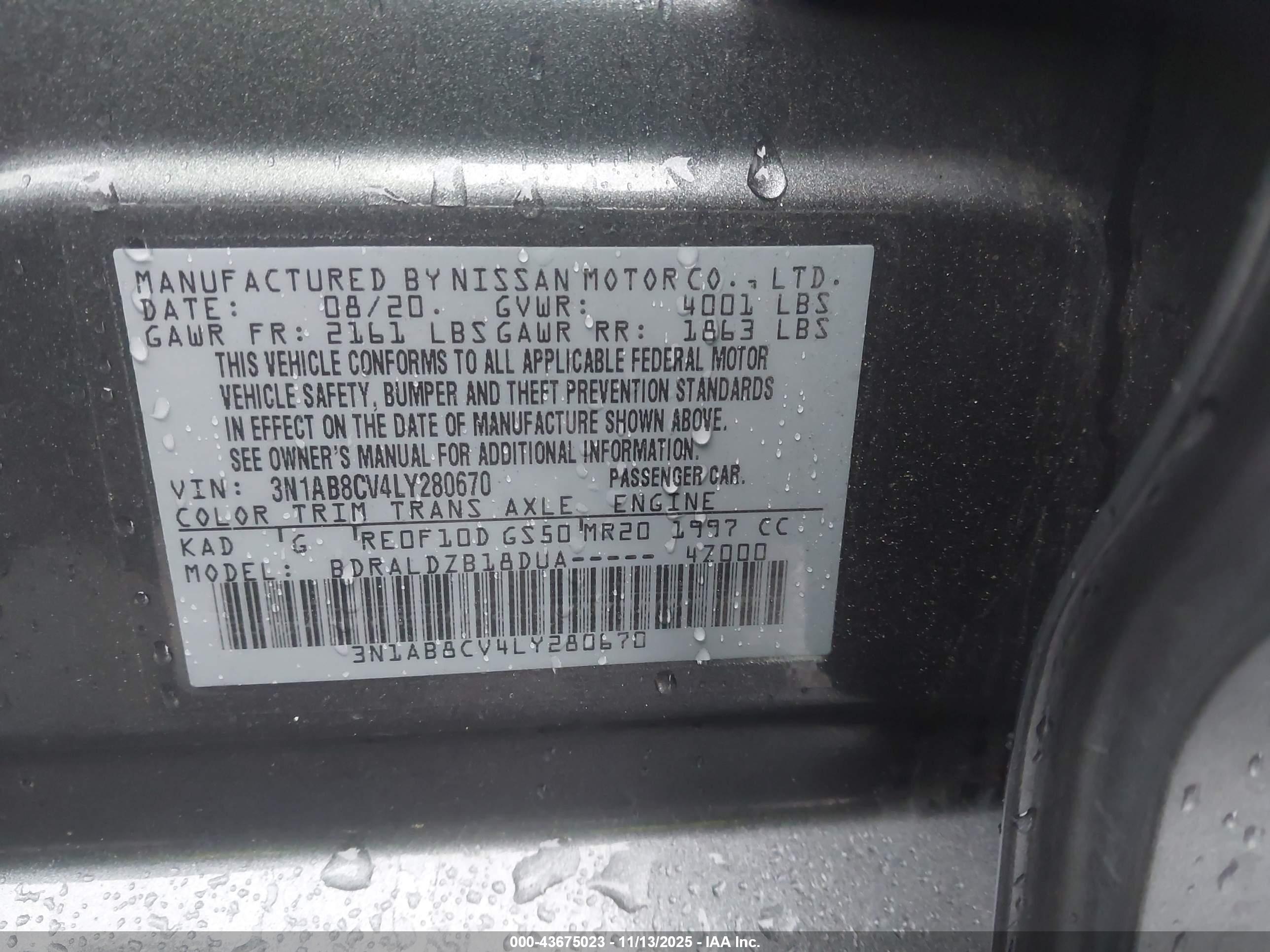 NISSAN SENTRA image 9