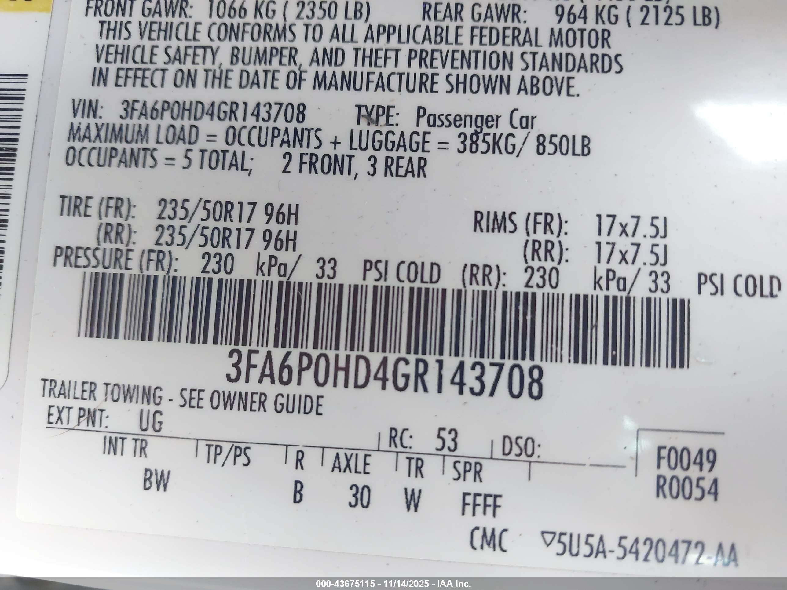FORD FUSION image 9