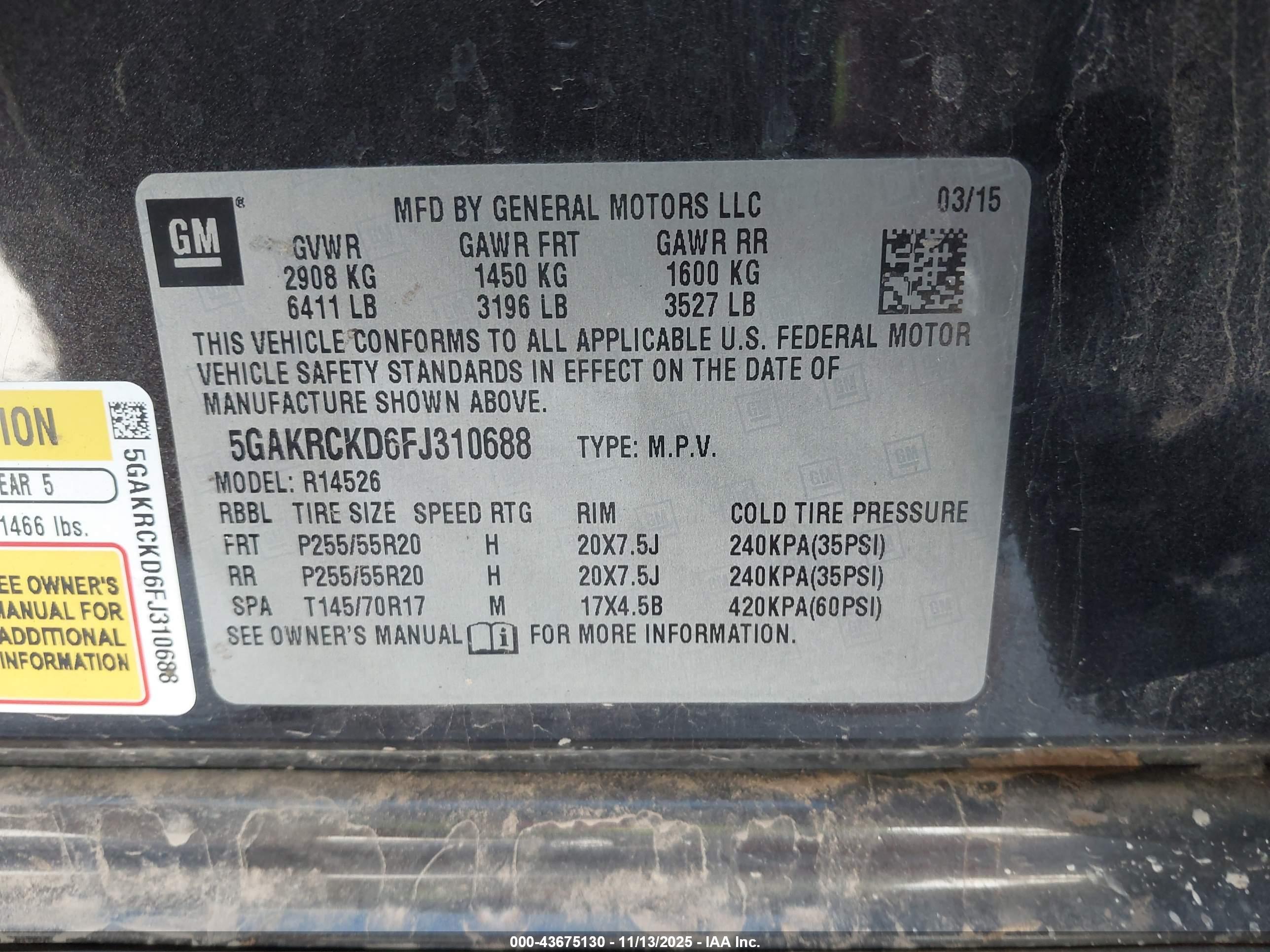 BUICK ENCLAVE image 9
