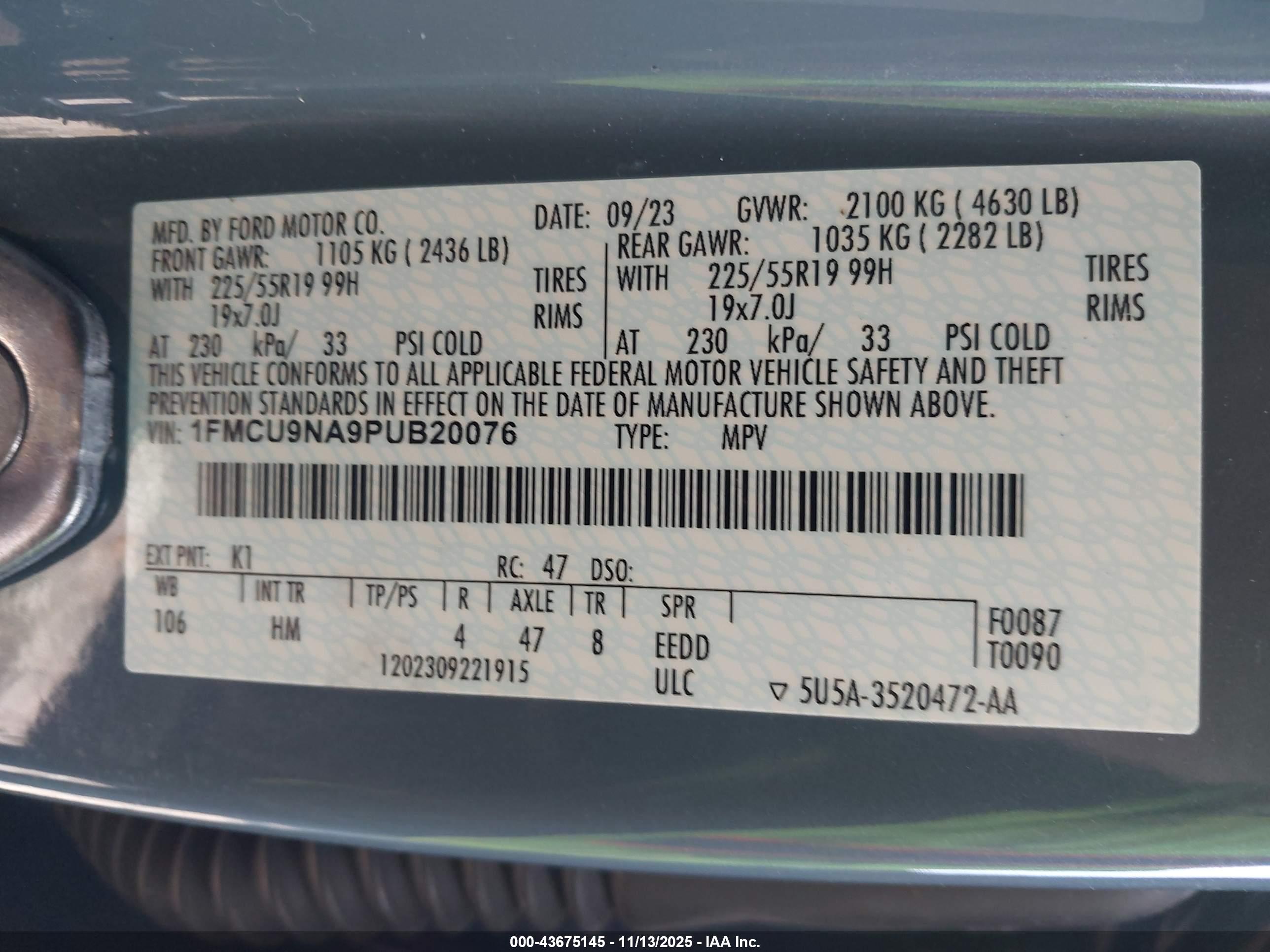 FORD ESCAPE image 9