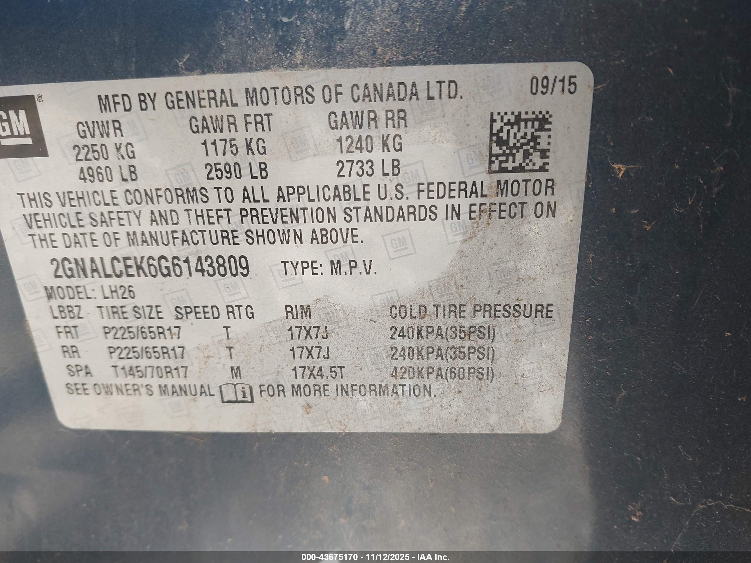 CHEVROLET EQUINOX image 9