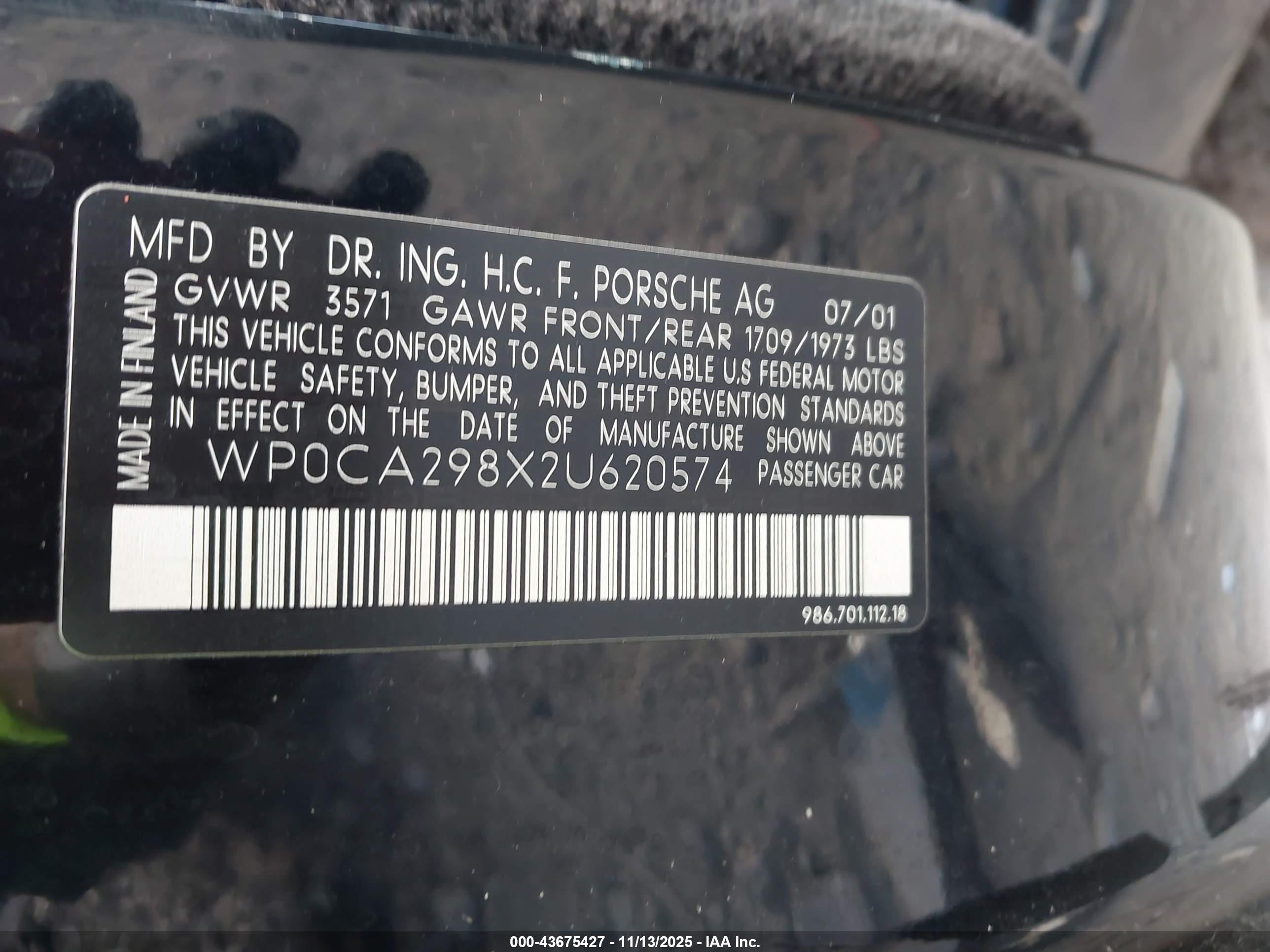 PORSCHE BOXSTER image 9