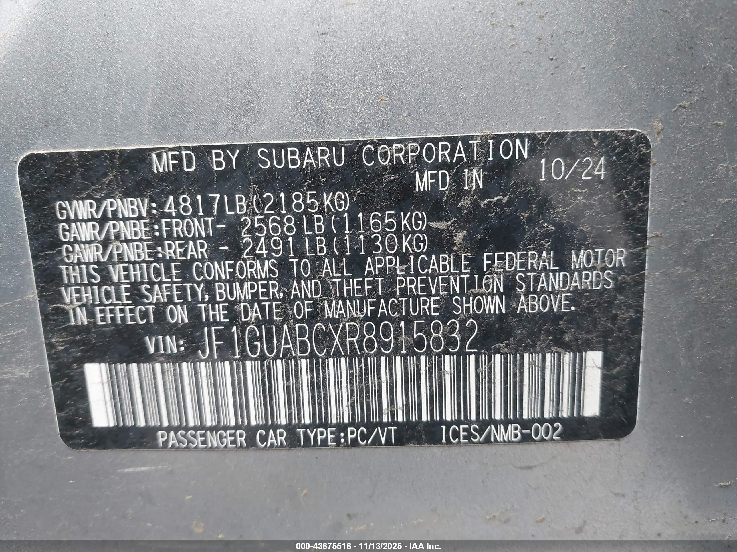 SUBARU IMPREZA image 9