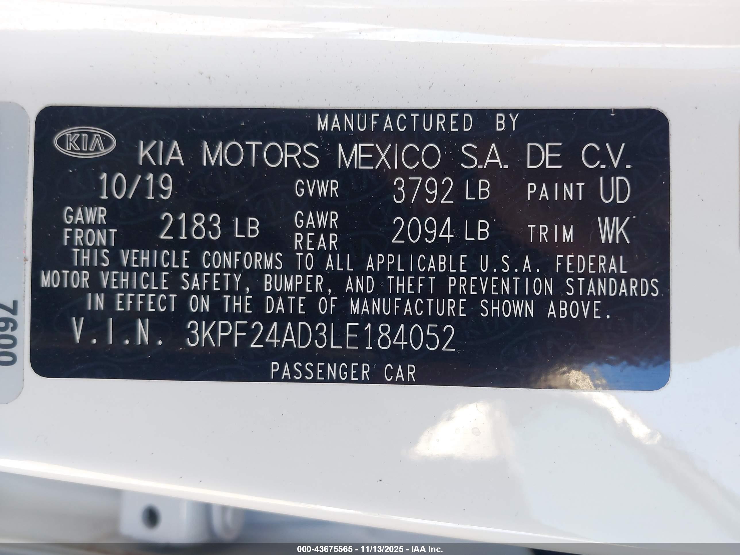 KIA FORTE image 9