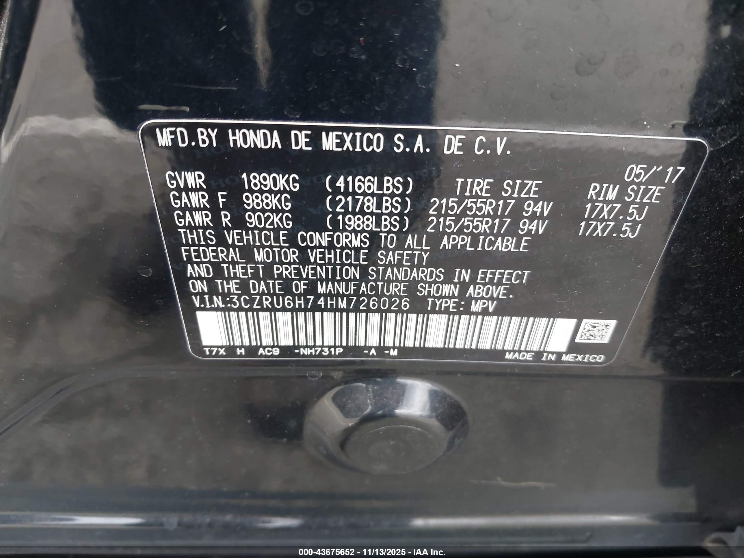 HONDA HR-V image 9