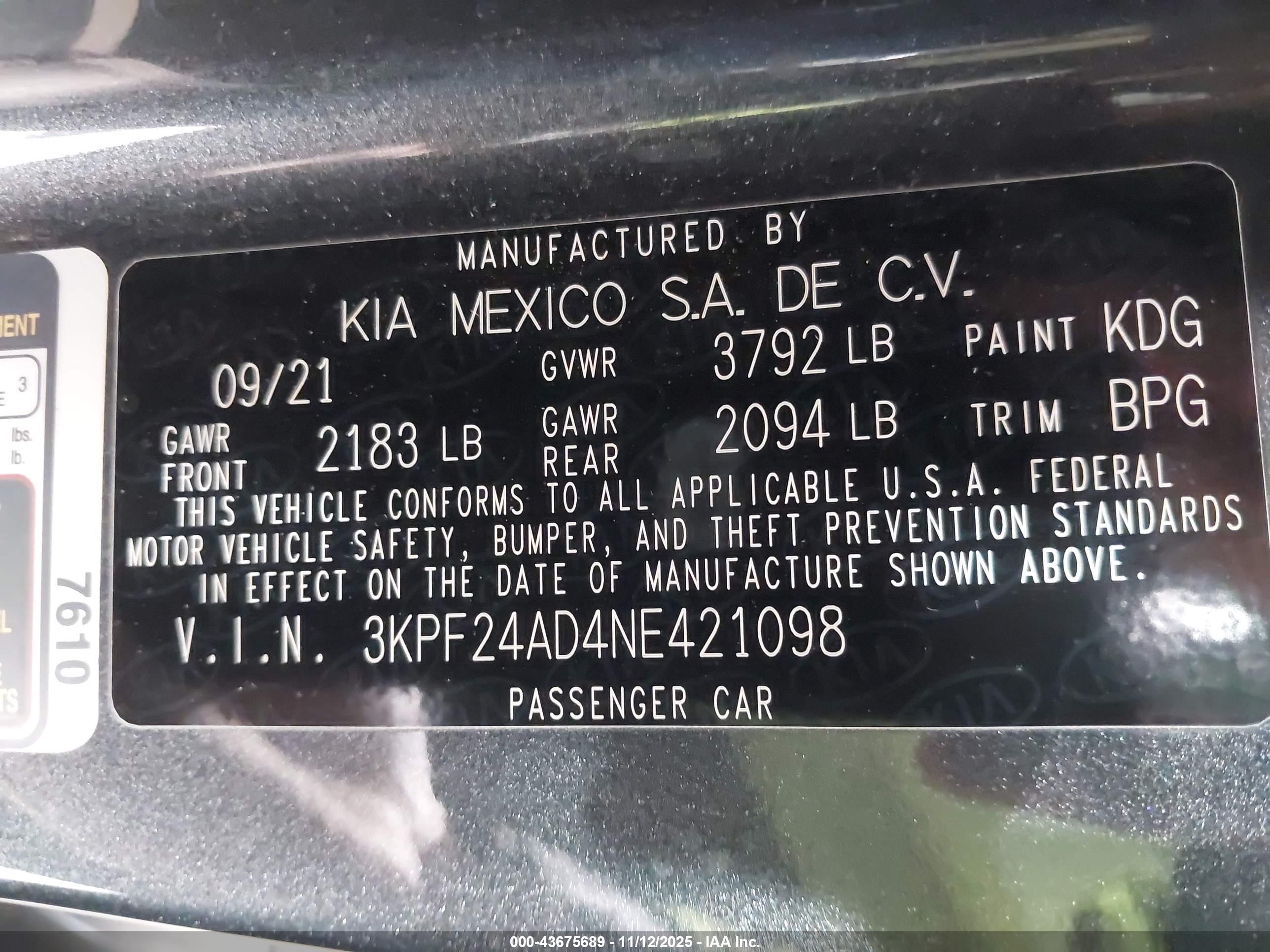 KIA FORTE image 9