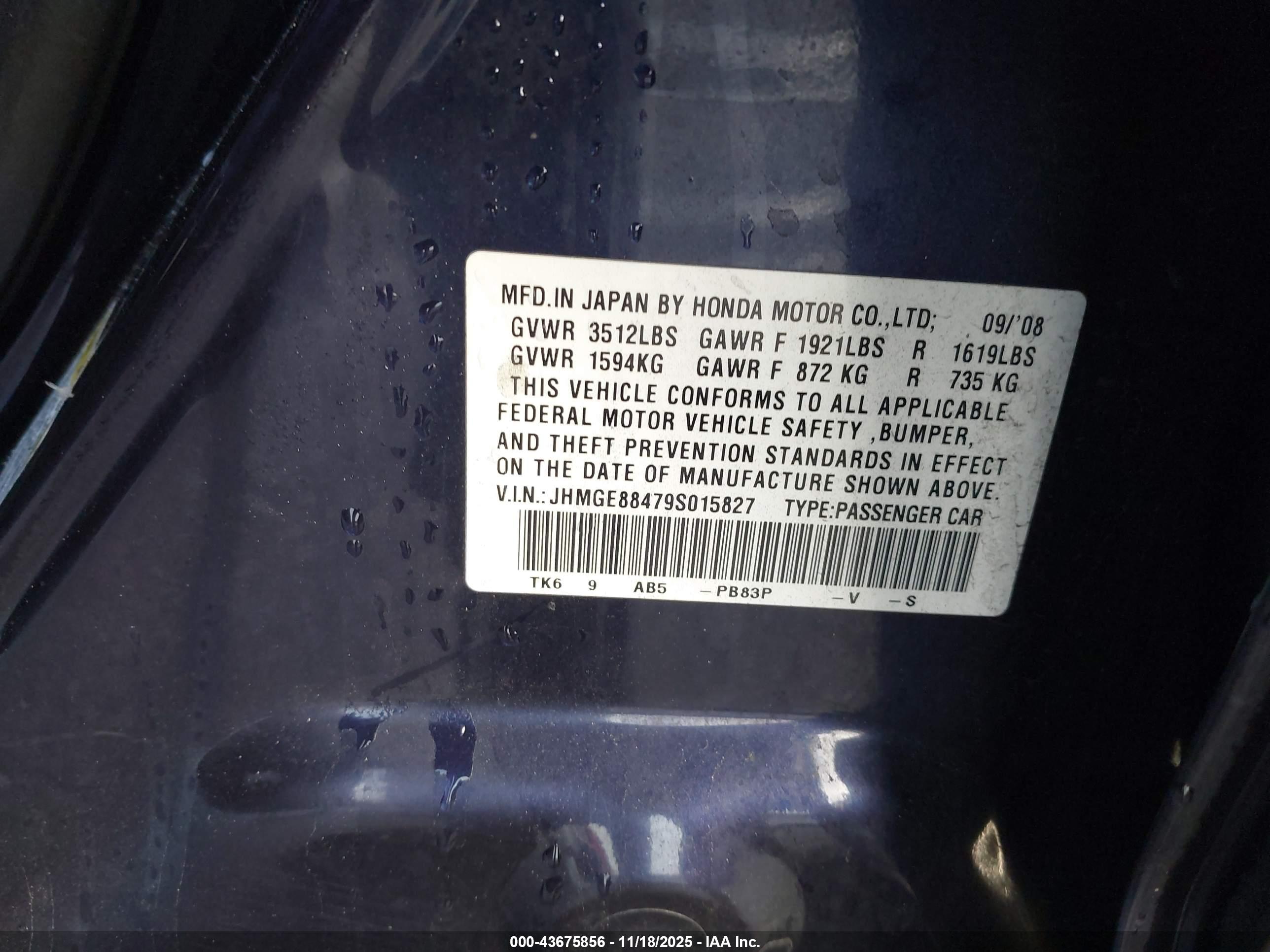 HONDA FIT image 9