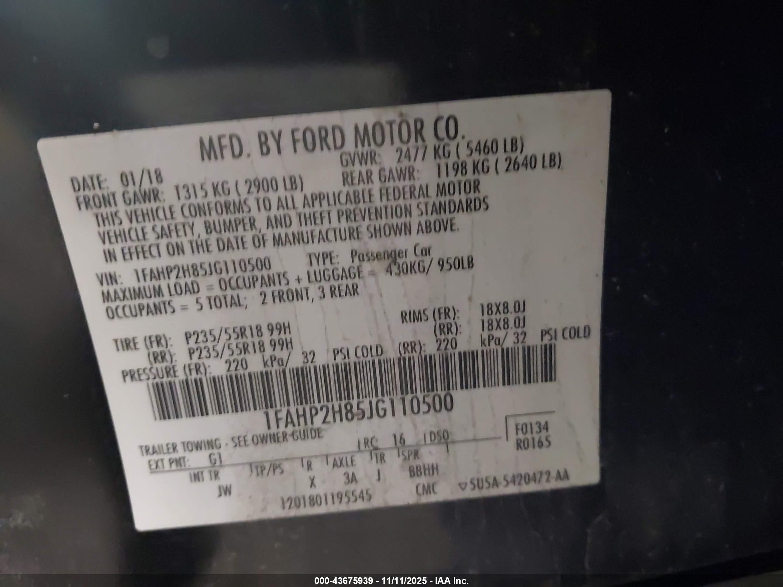 FORD TAURUS image 9