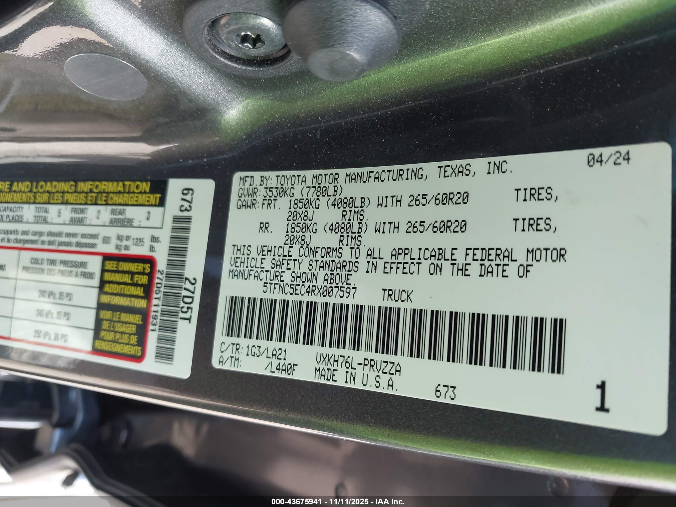 TOYOTA TUNDRA image 9