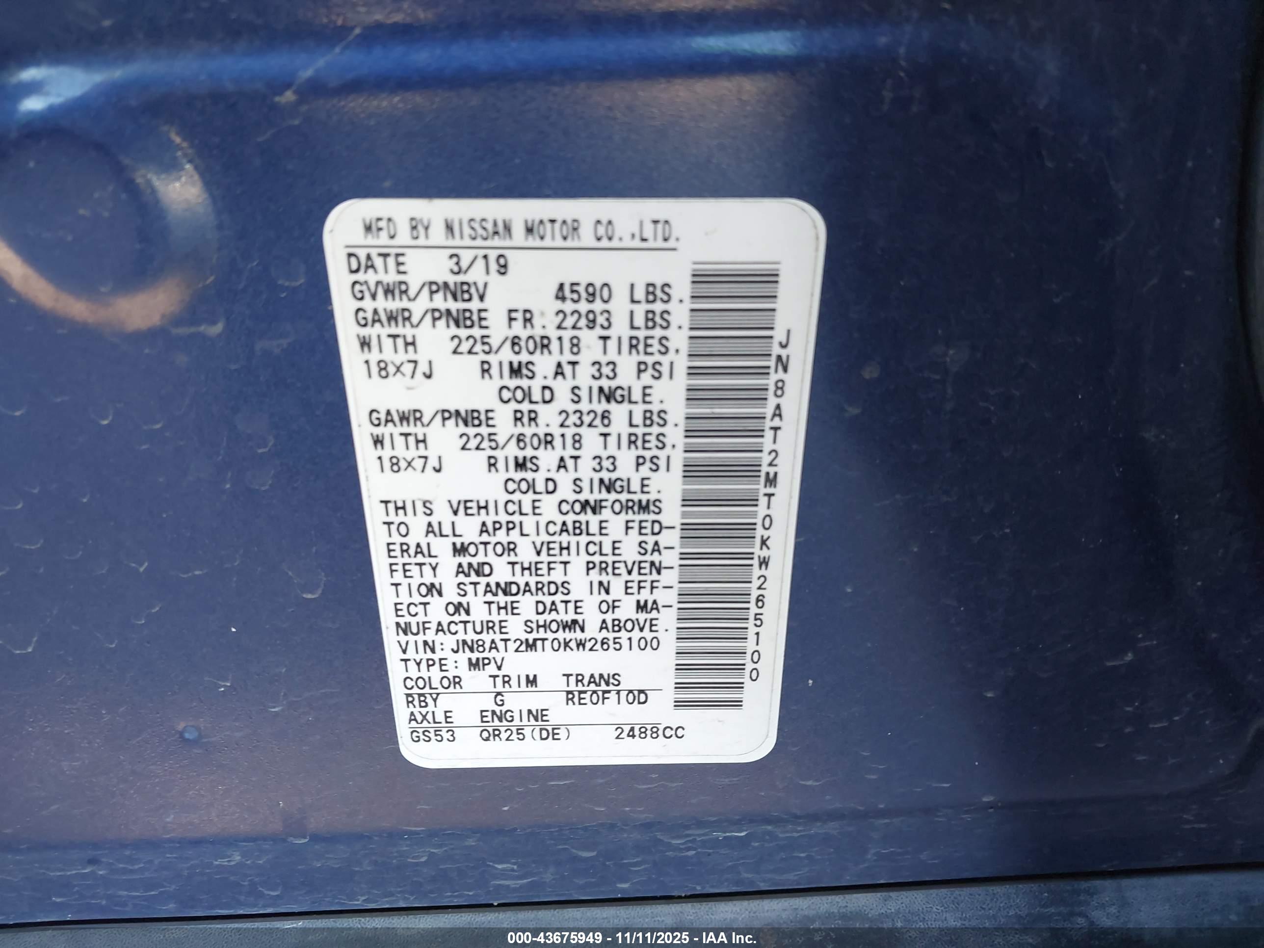 NISSAN ROGUE image 9