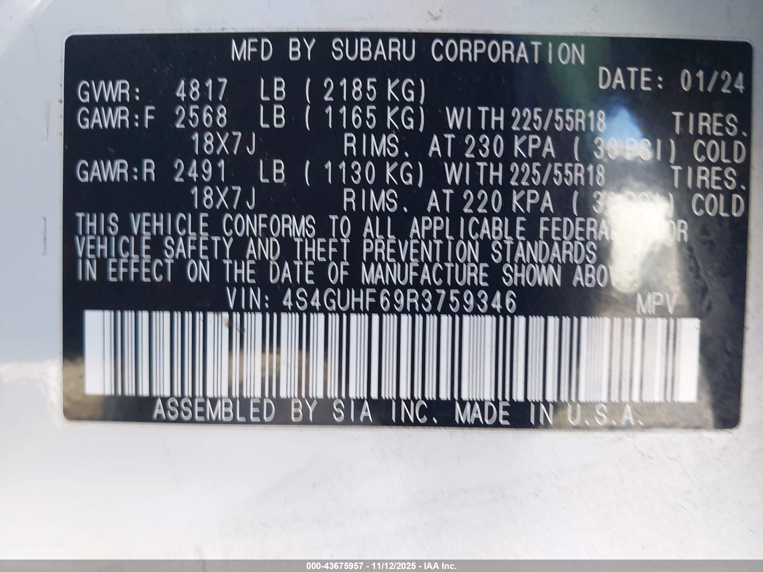 SUBARU CROSSTREK image 9