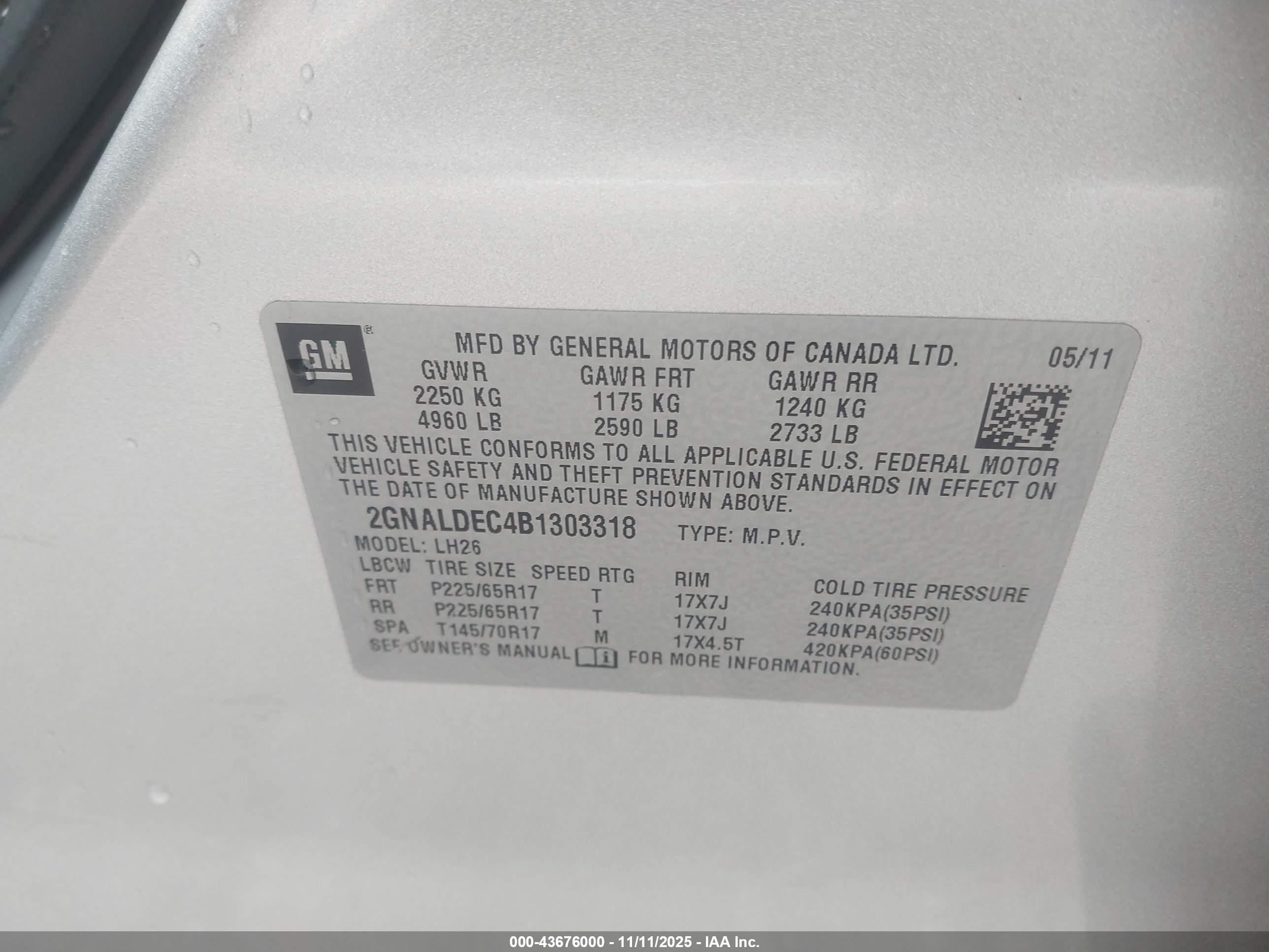 CHEVROLET EQUINOX image 9