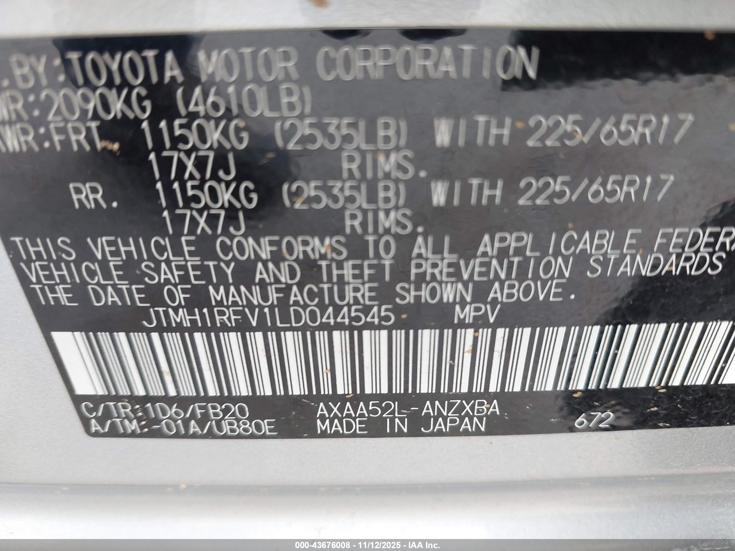 TOYOTA RAV4 image 9