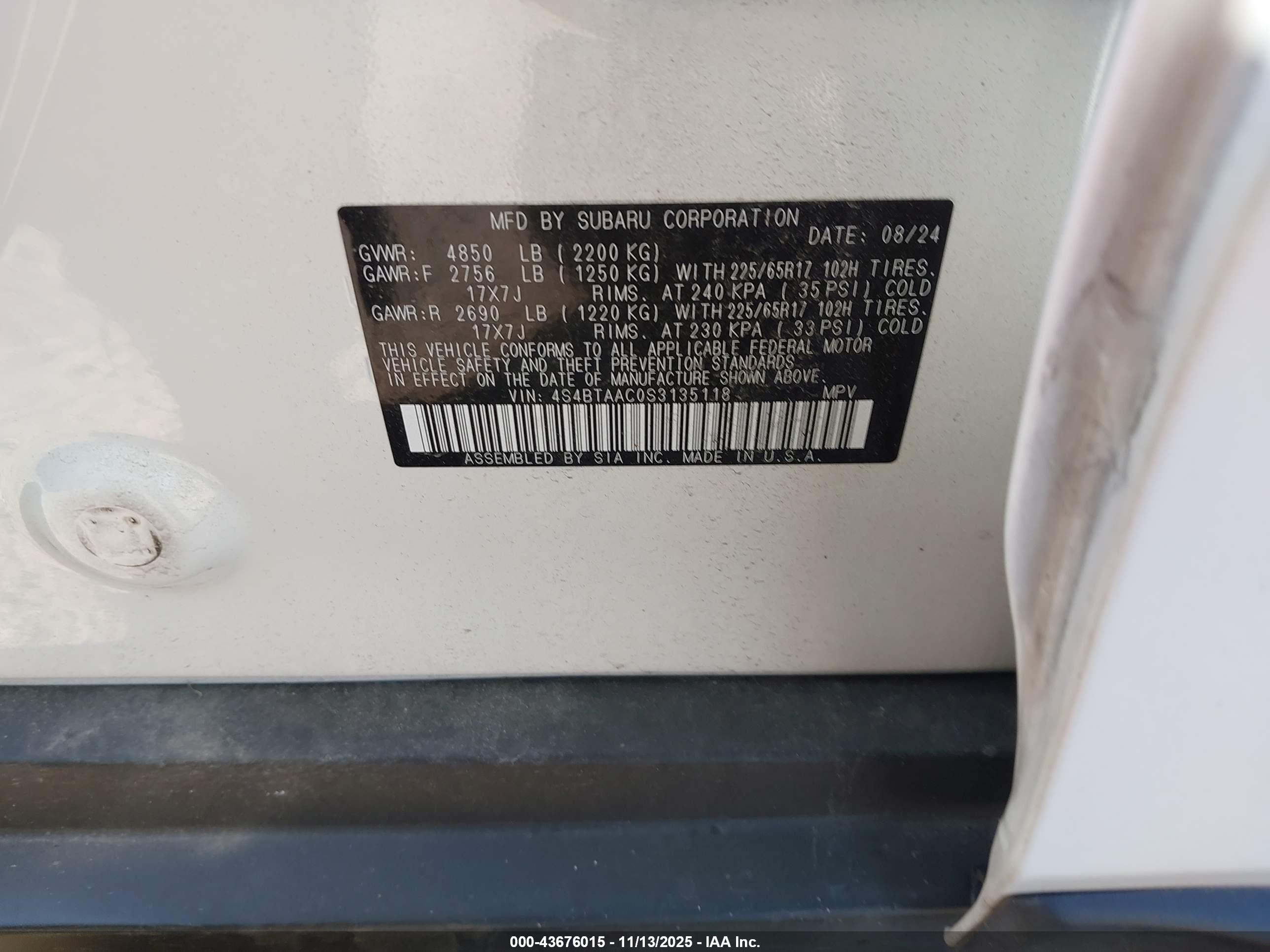 SUBARU OUTBACK image 9