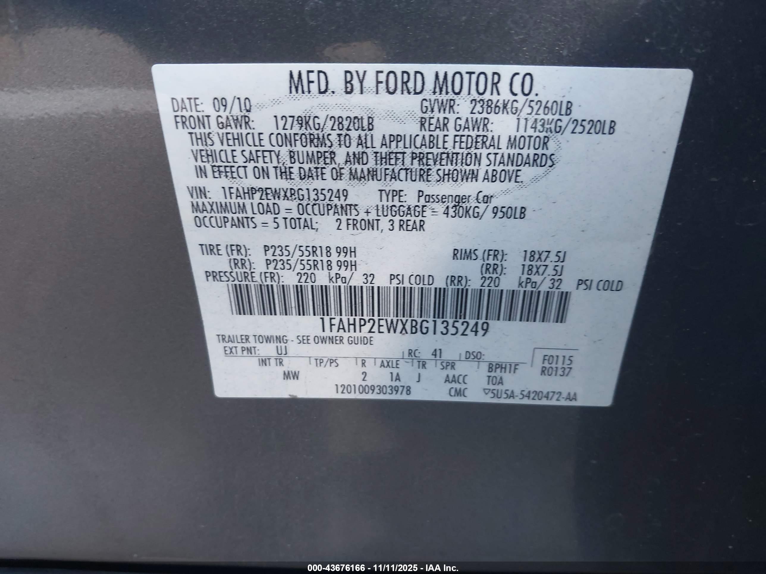 FORD TAURUS image 9