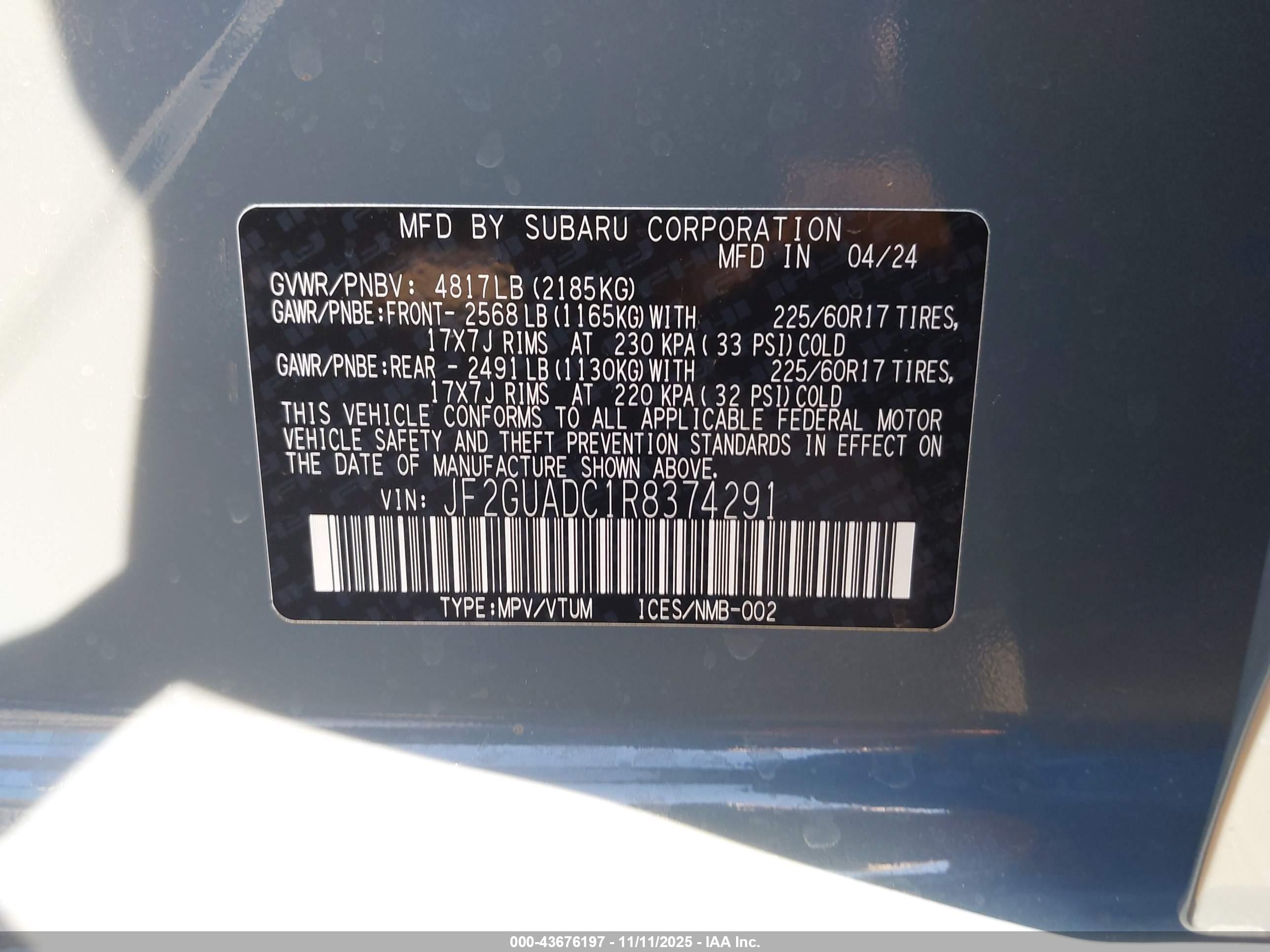 SUBARU CROSSTREK image 9