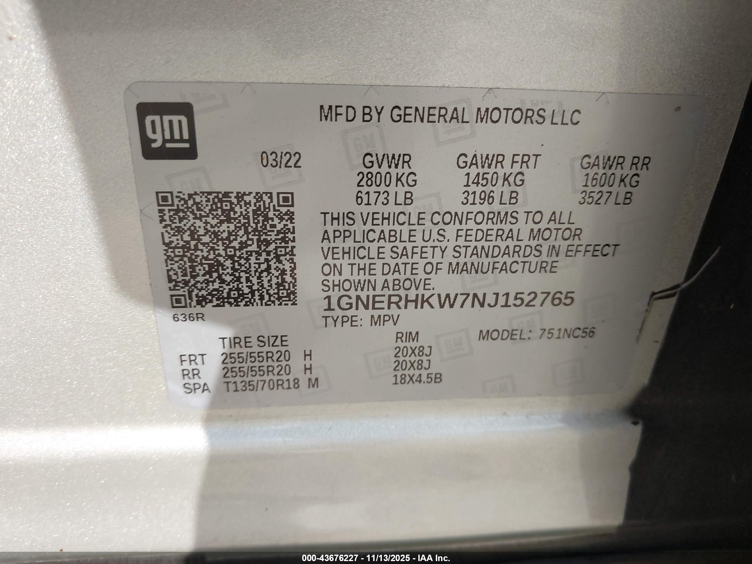 CHEVROLET TRAVERSE image 9