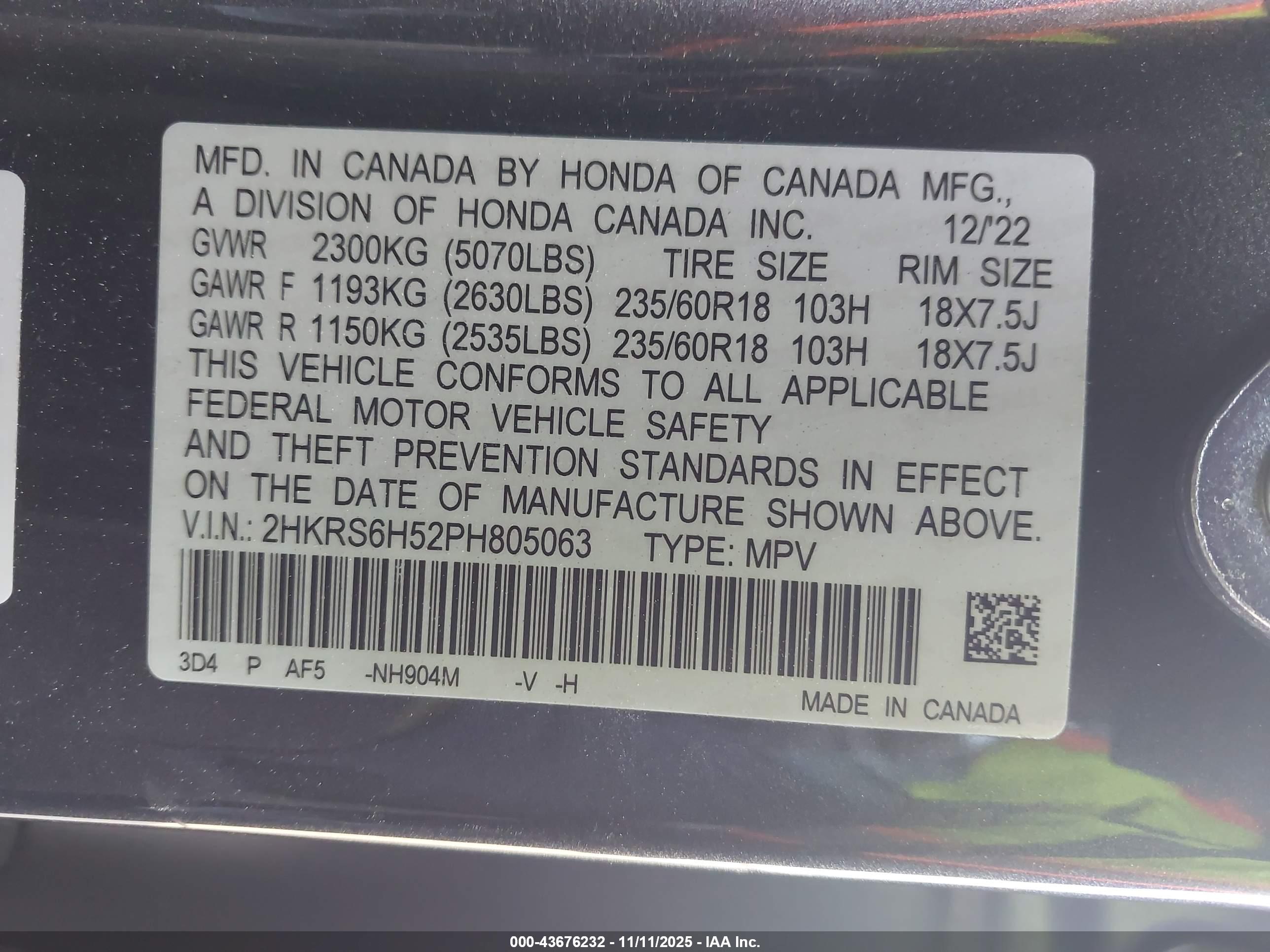 HONDA CR-V image 9