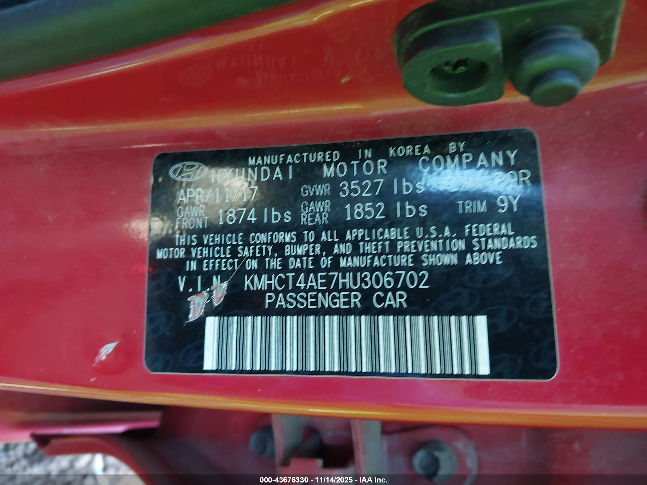HYUNDAI ACCENT image 9