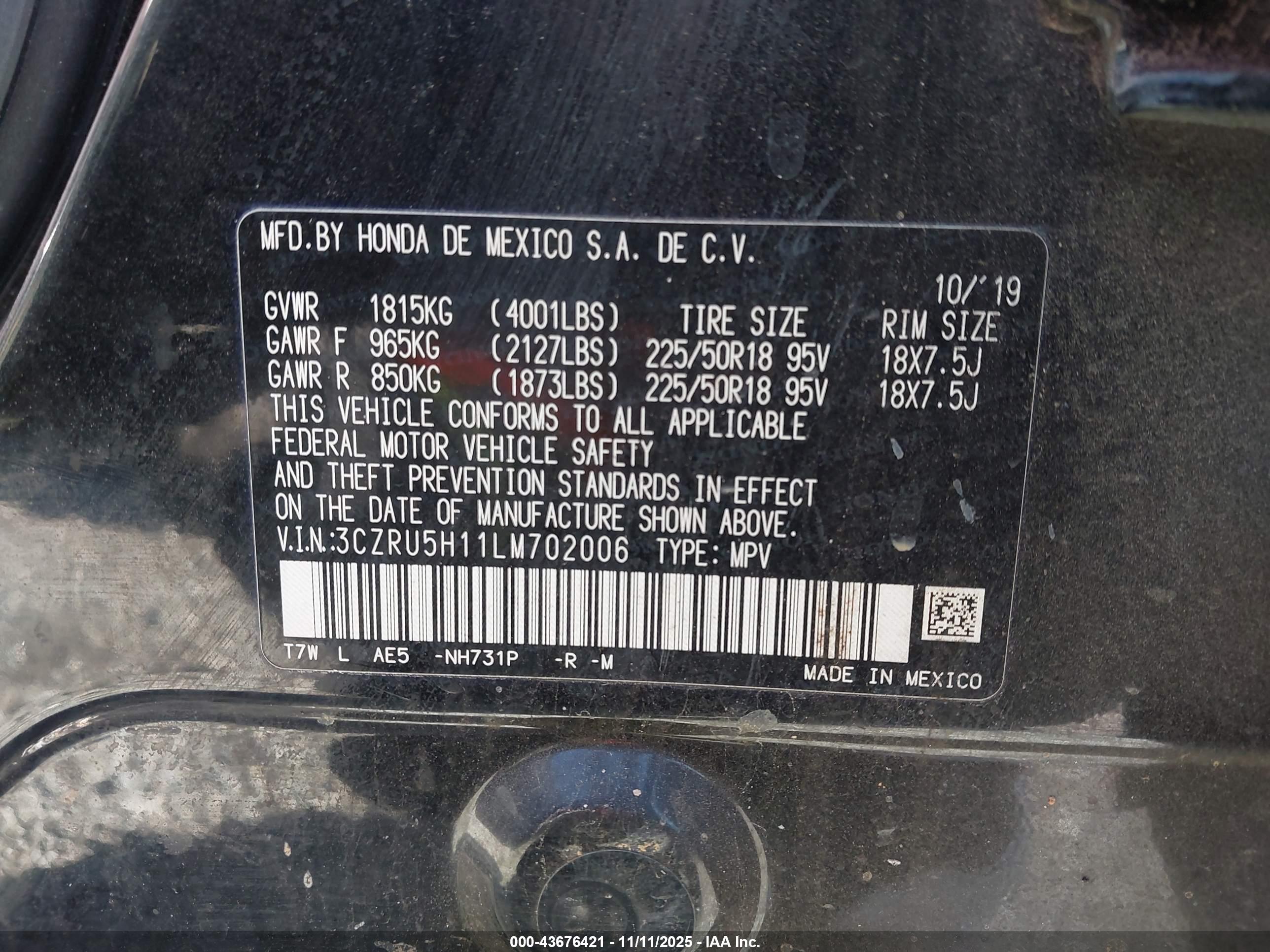HONDA HR-V image 9
