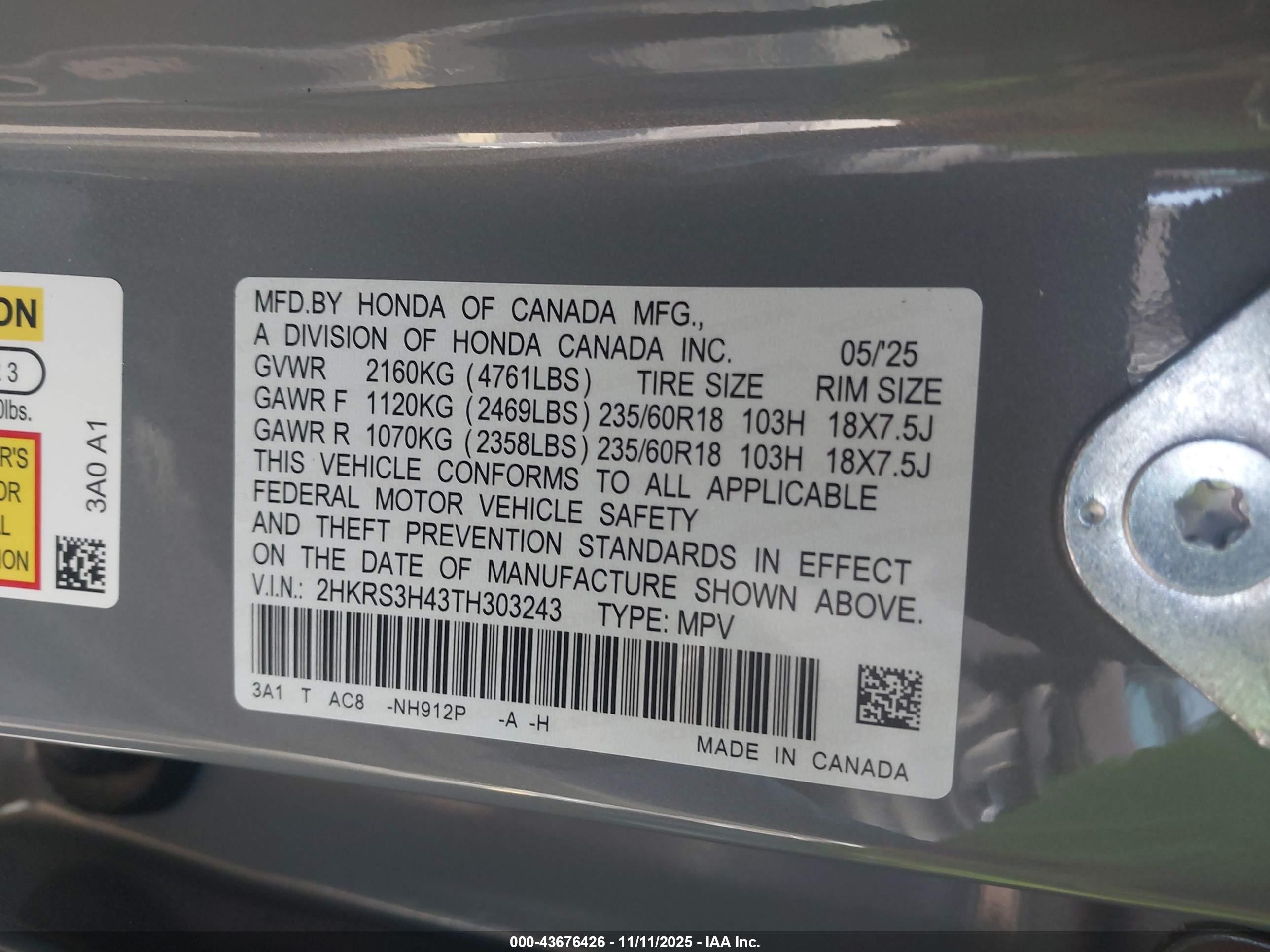 HONDA CR-V image 9