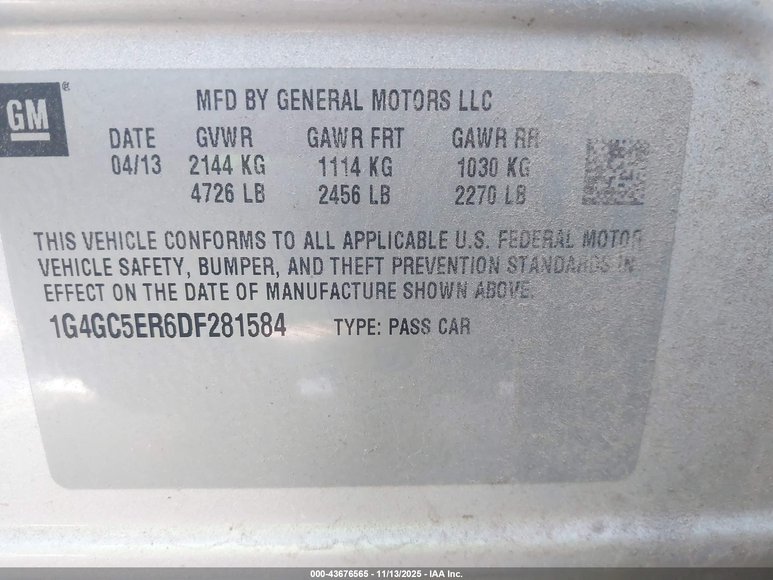 BUICK LACROSSE image 9