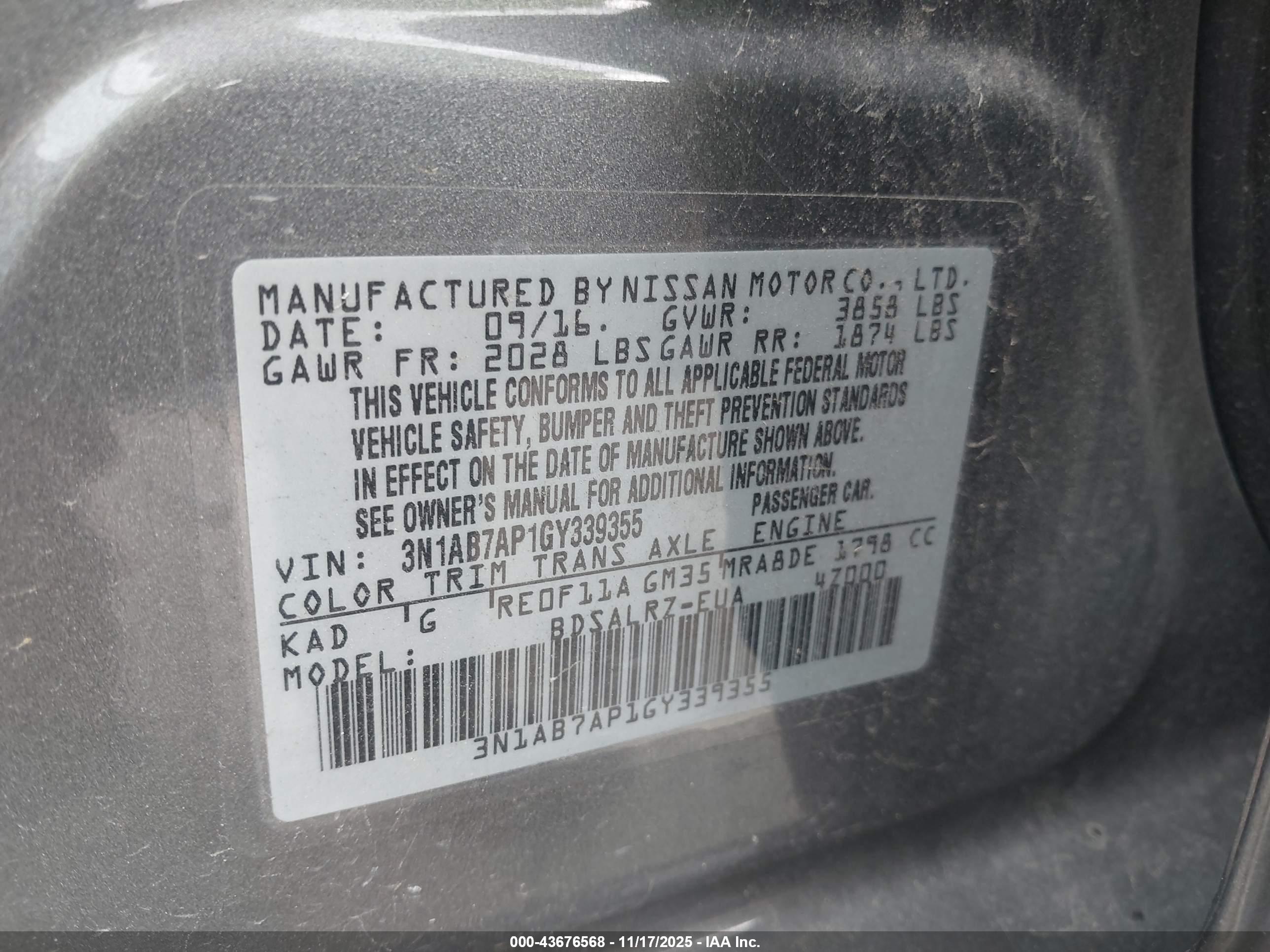 NISSAN SENTRA image 9