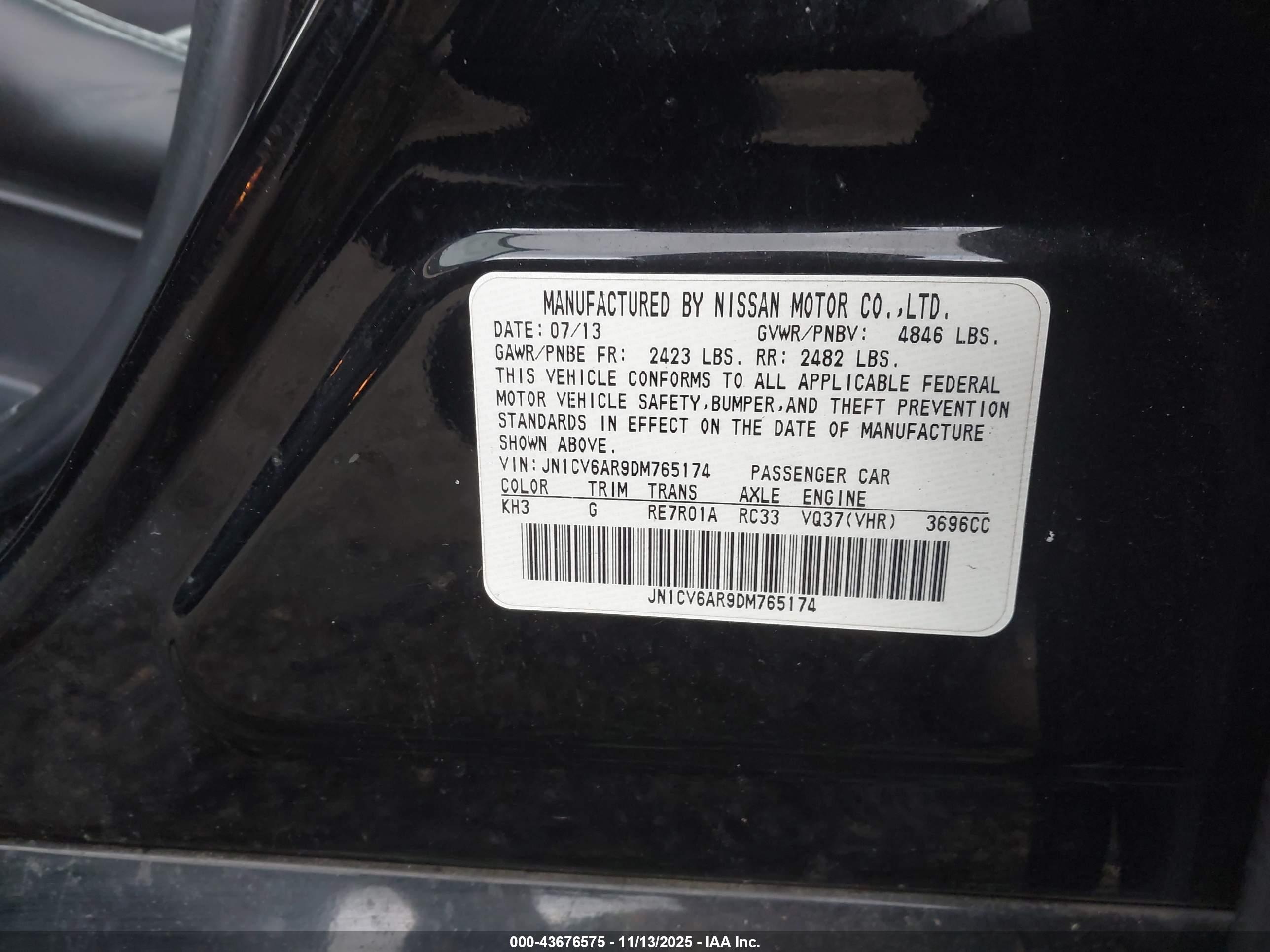 INFINITI G37X image 9
