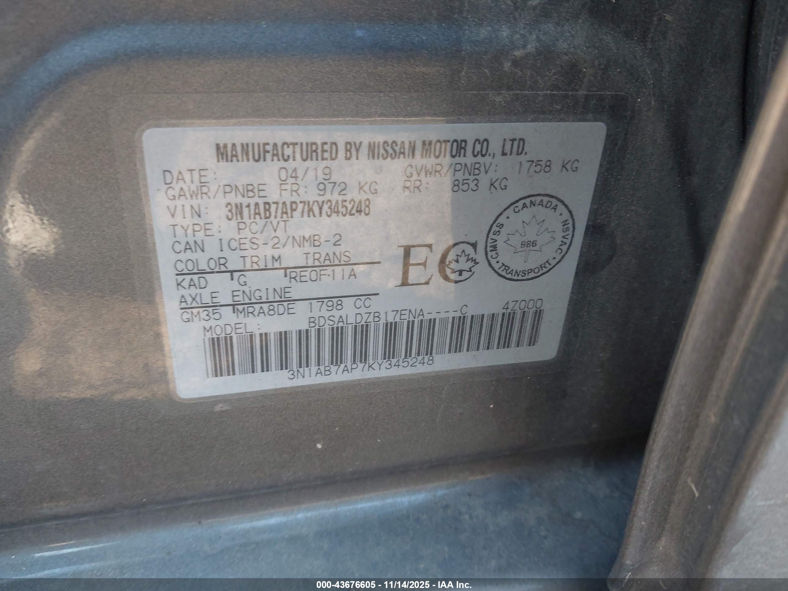 NISSAN SENTRA image 9
