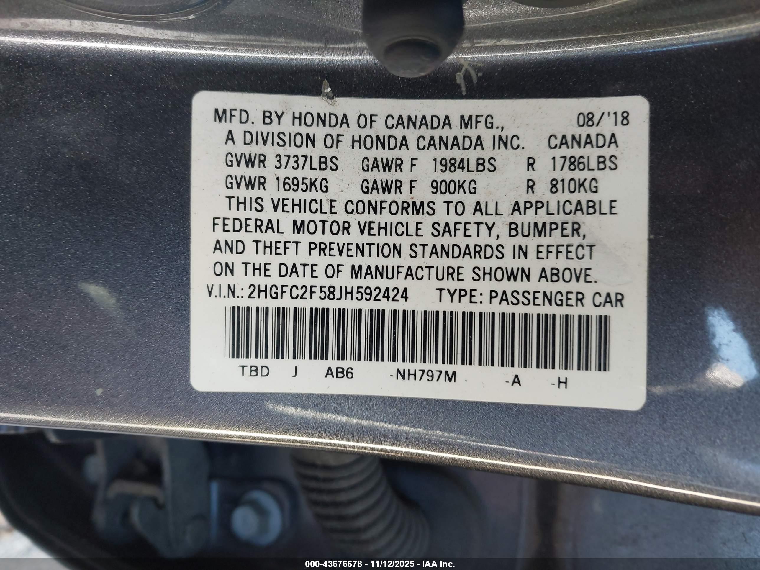 HONDA CIVIC image 9