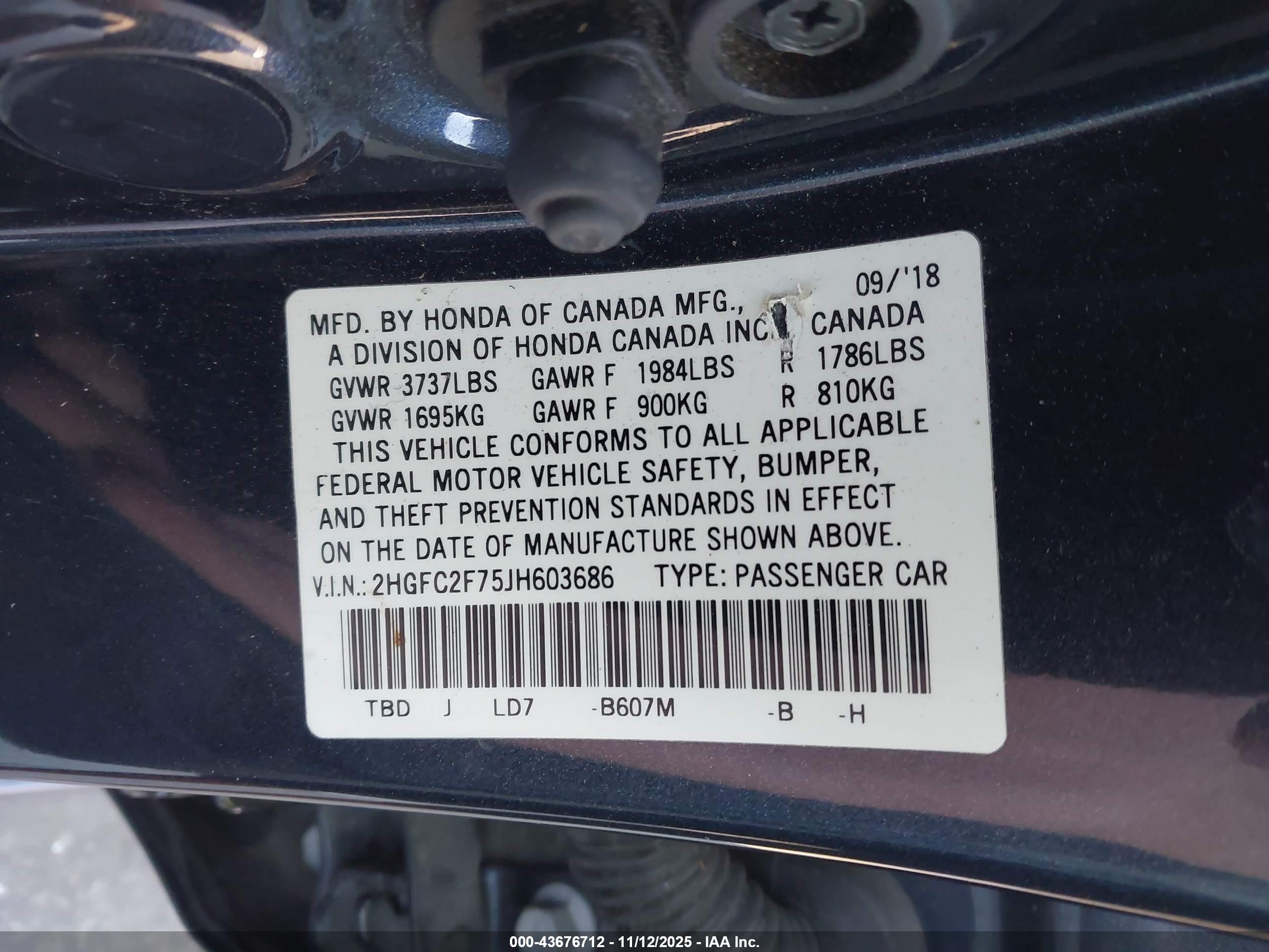 HONDA CIVIC image 9