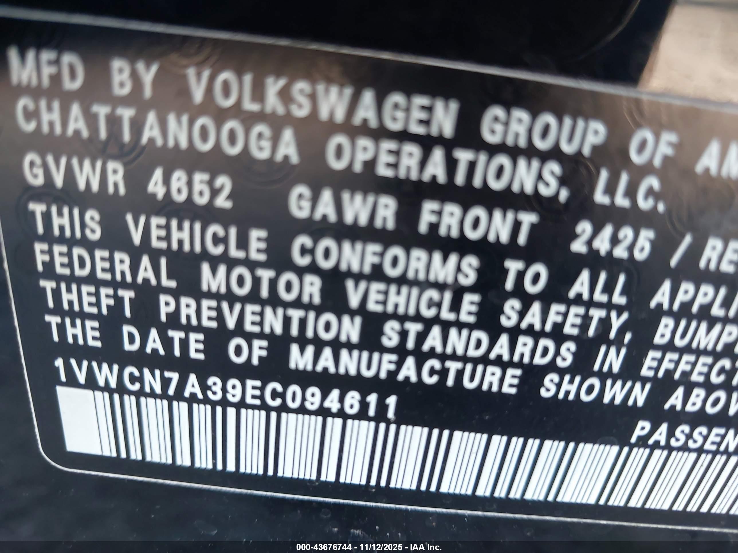 VOLKSWAGEN PASSAT image 9
