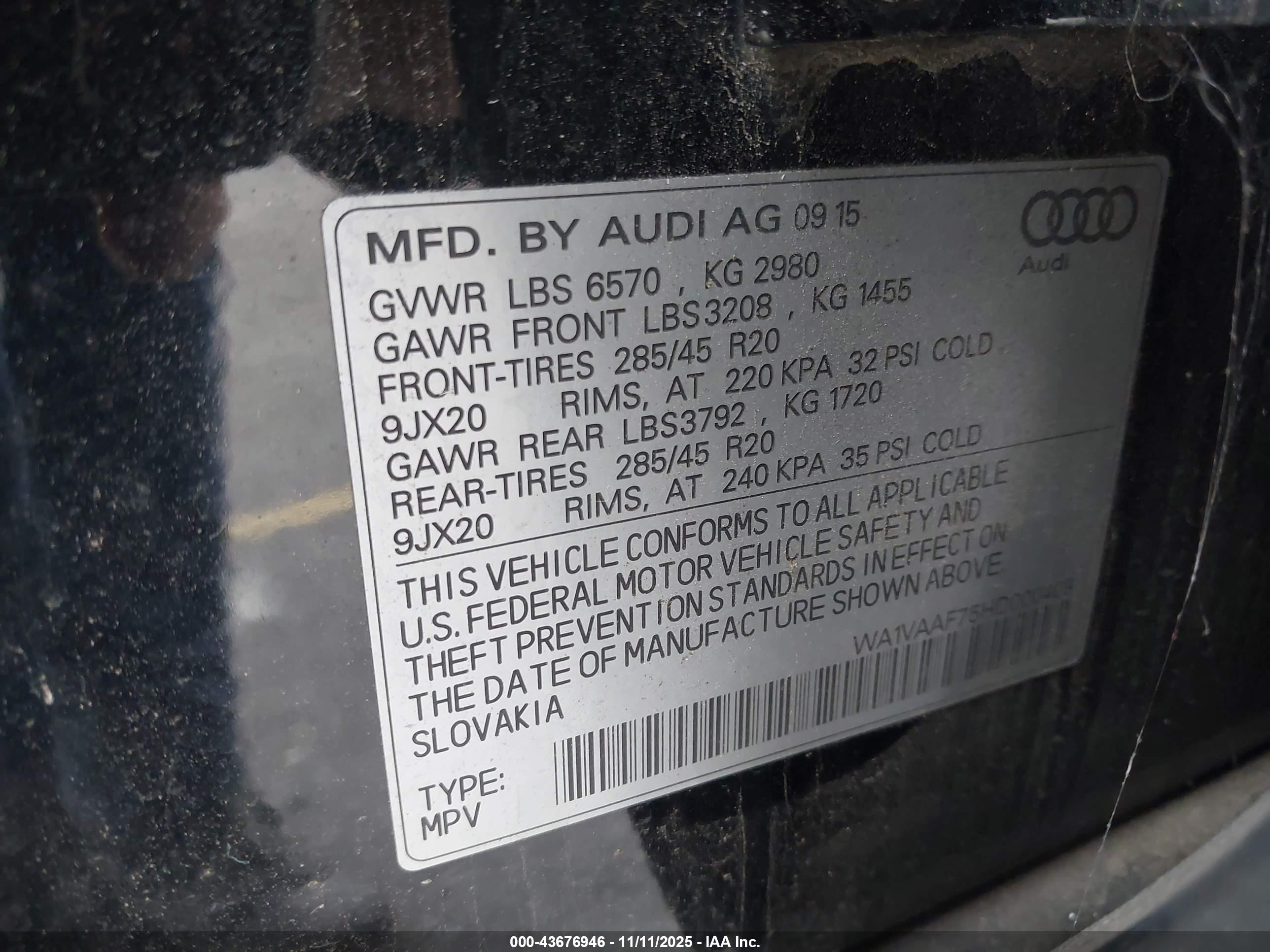AUDI Q7 image 9