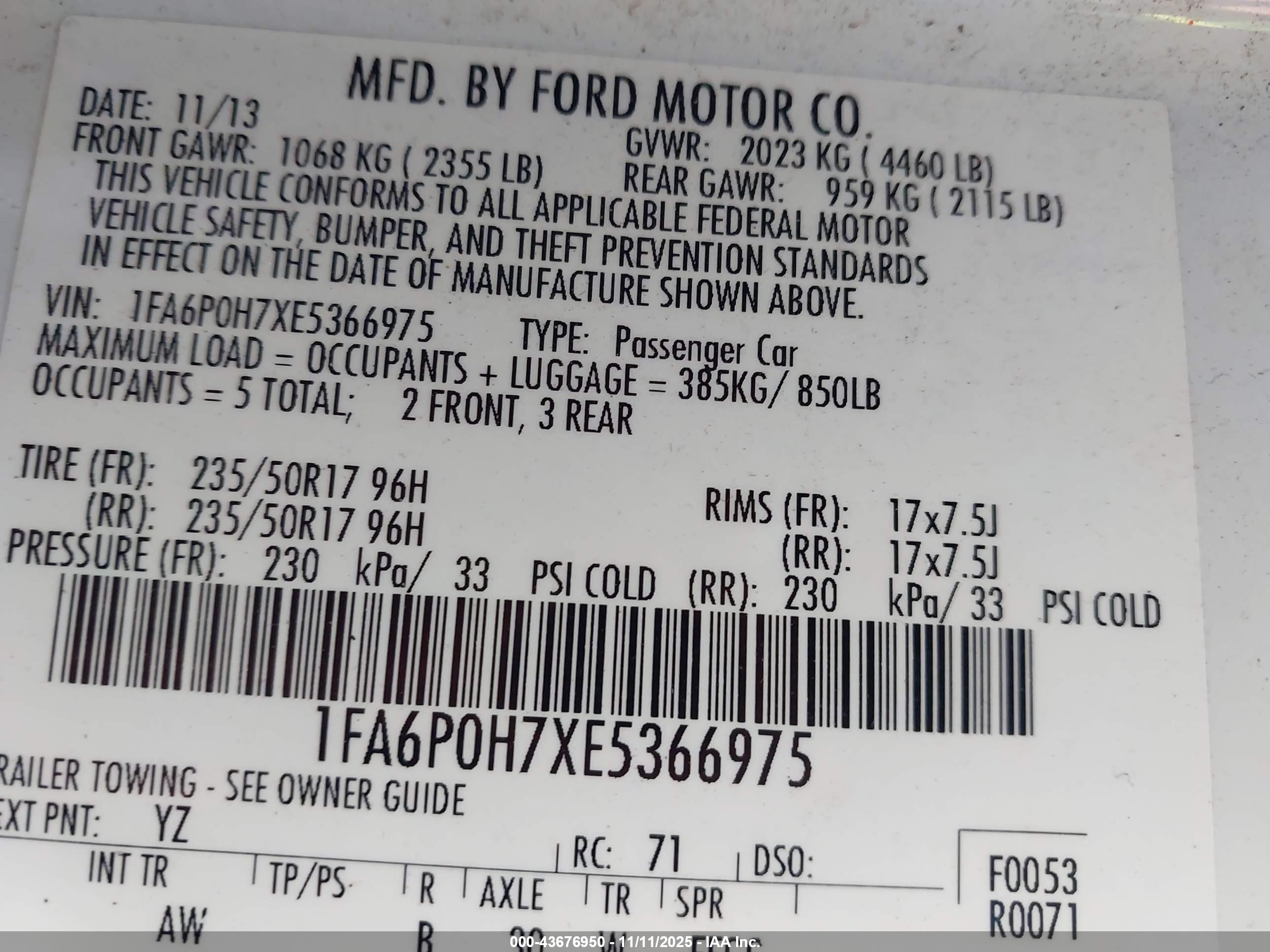 FORD FUSION image 9