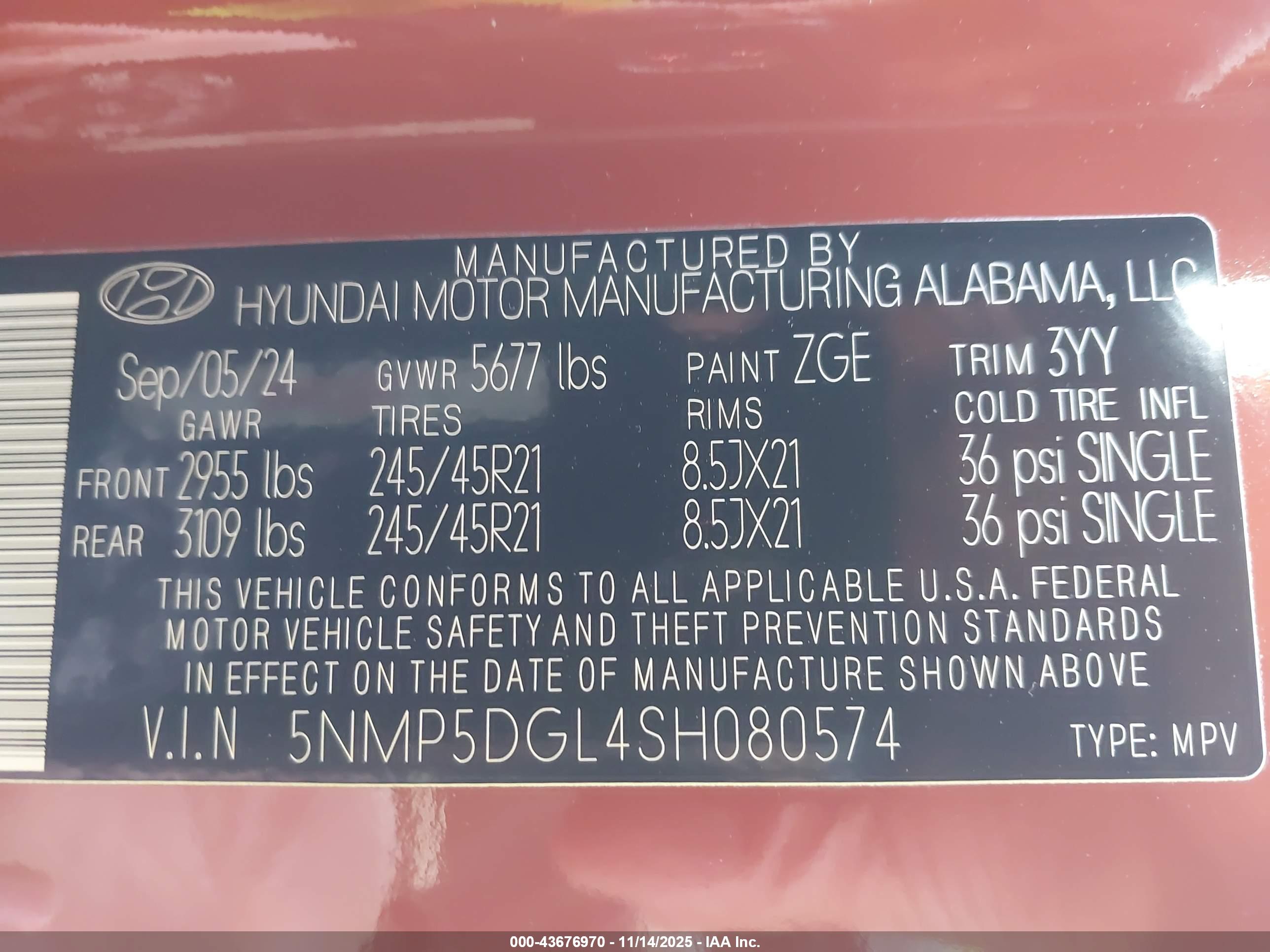 HYUNDAI SANTA image 9