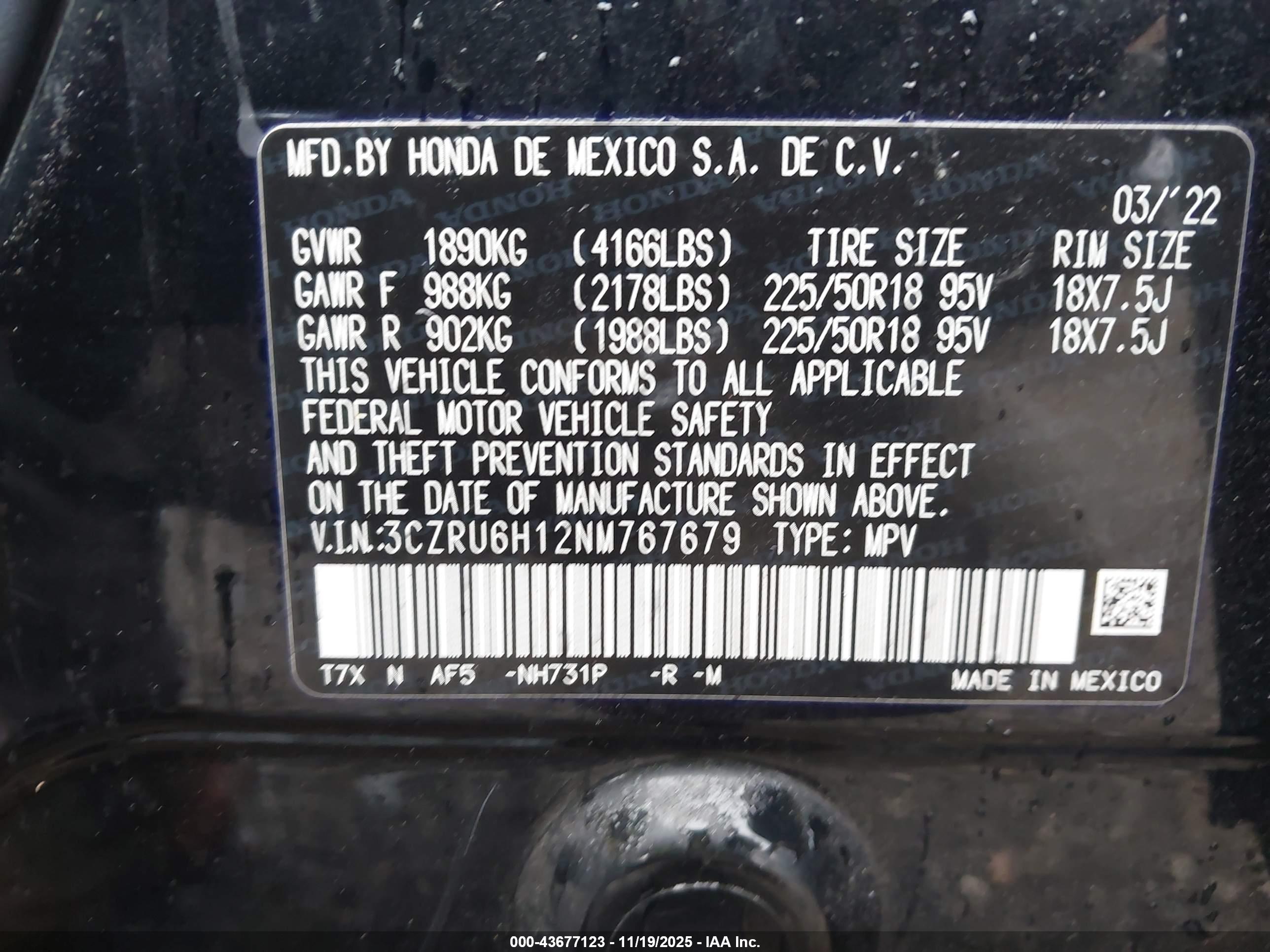 HONDA HR-V image 9