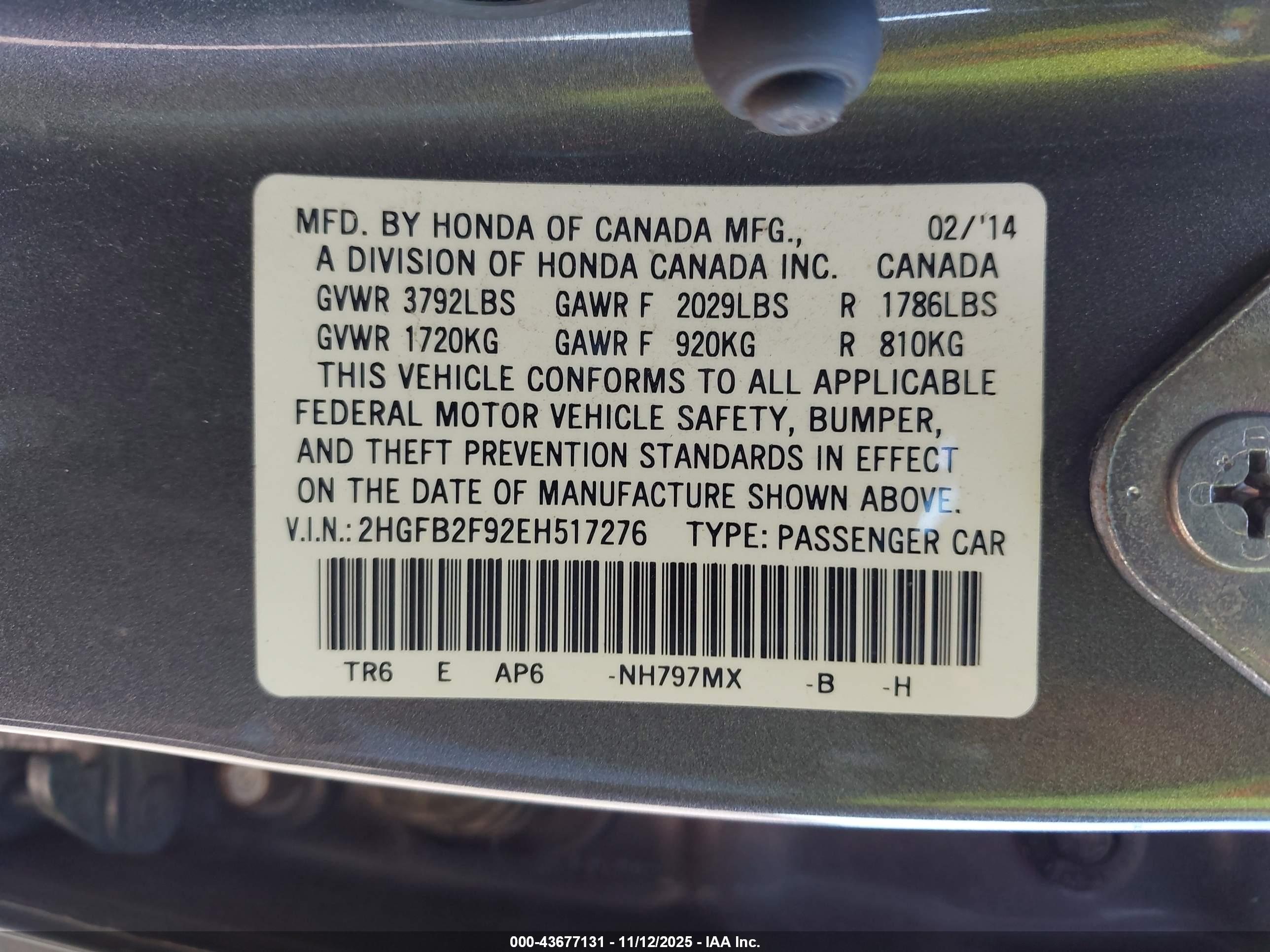 HONDA CIVIC image 9