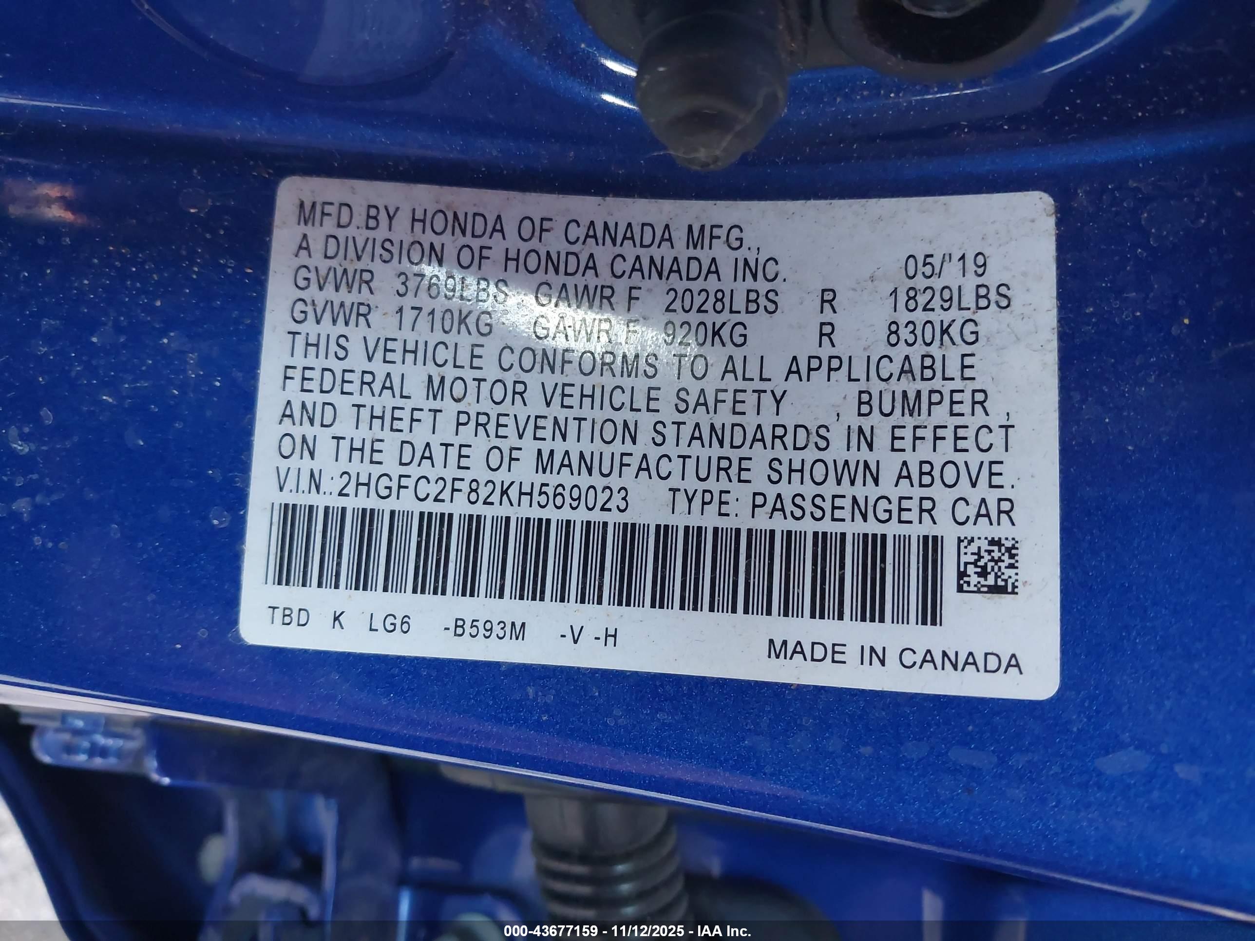 HONDA CIVIC image 9