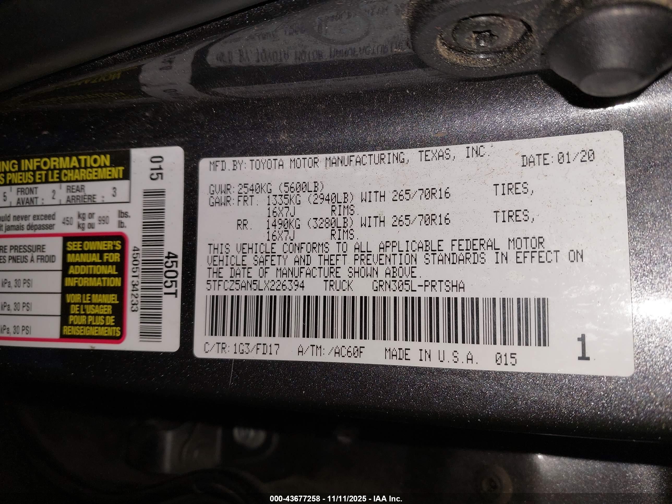 TOYOTA TACOMA image 9