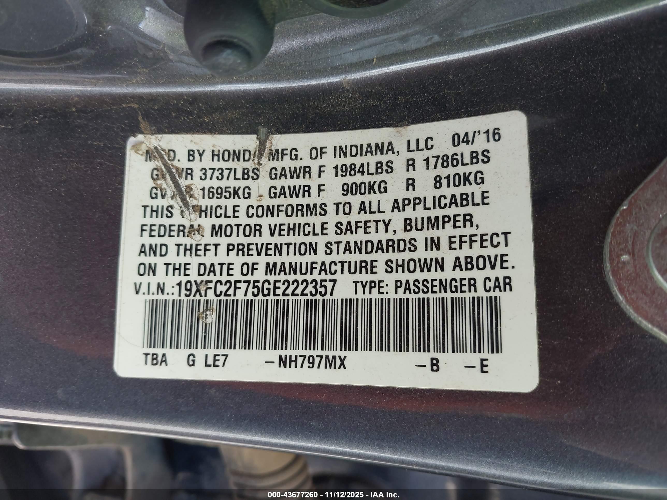 HONDA CIVIC image 9