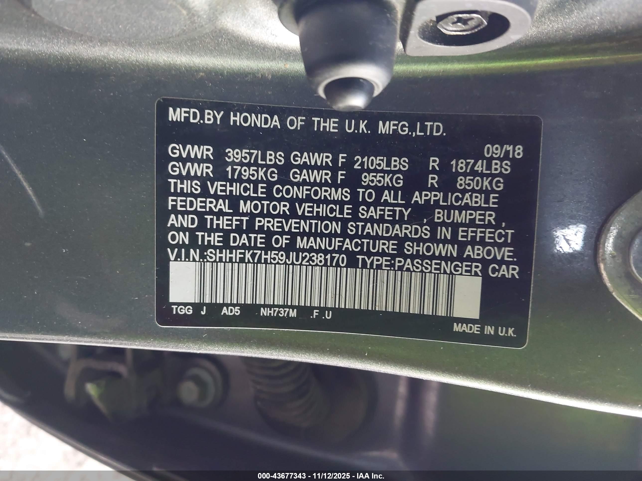 HONDA CIVIC image 9