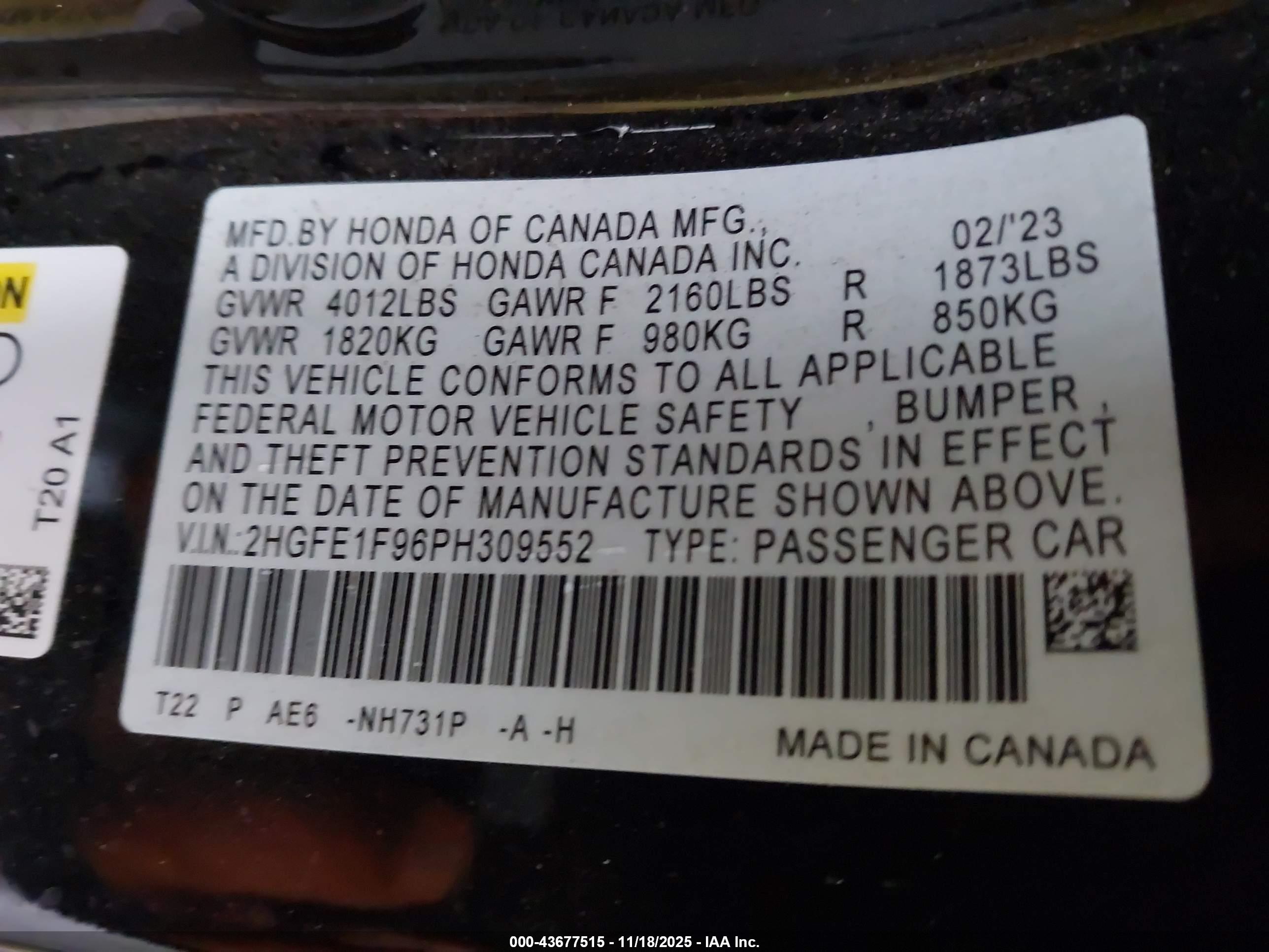 HONDA CIVIC image 9
