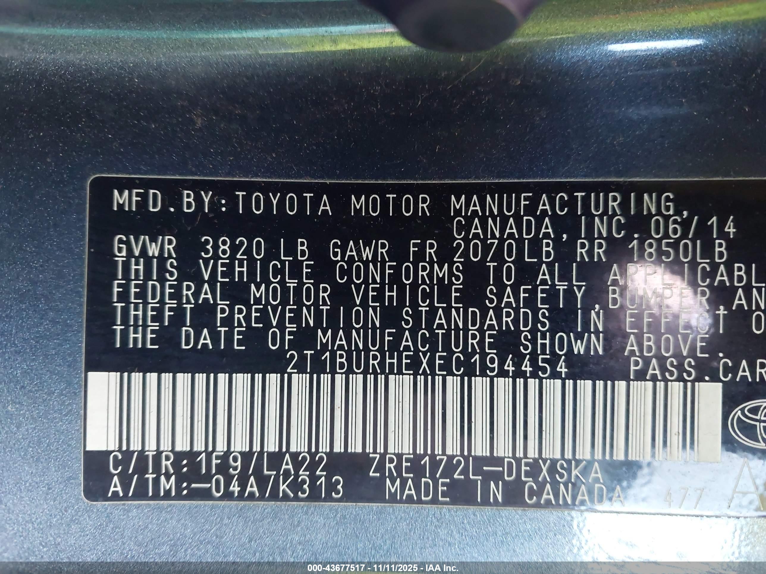TOYOTA COROLLA image 9