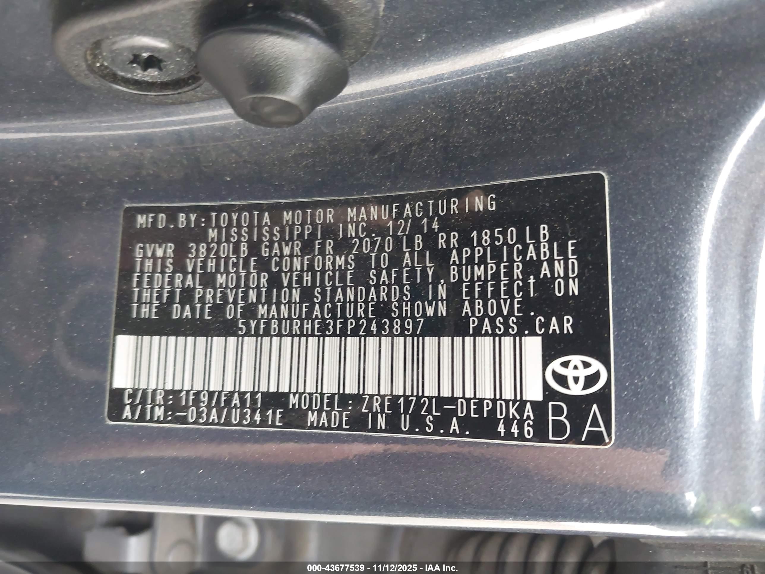 TOYOTA COROLLA image 9