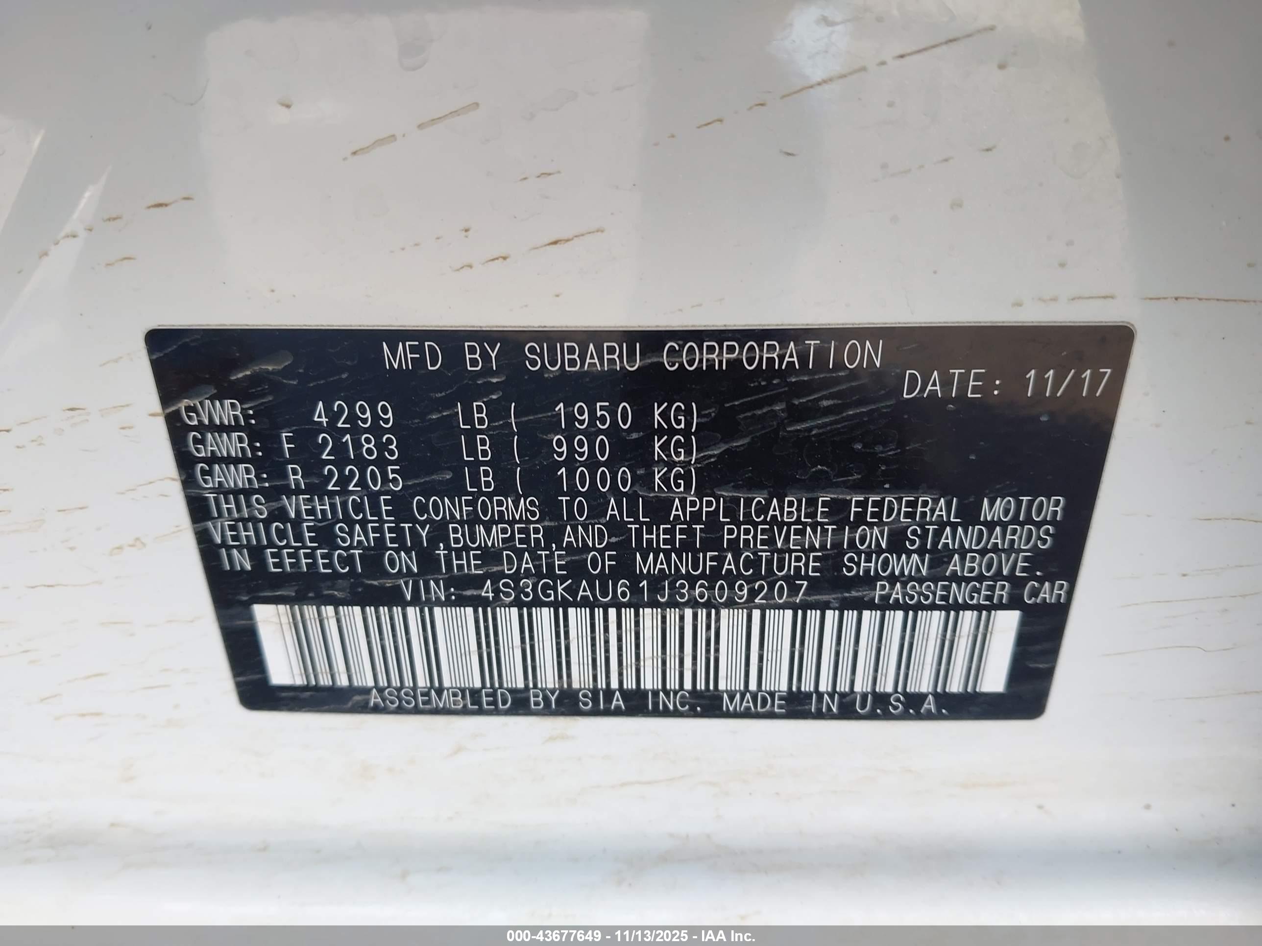 SUBARU IMPREZA image 9